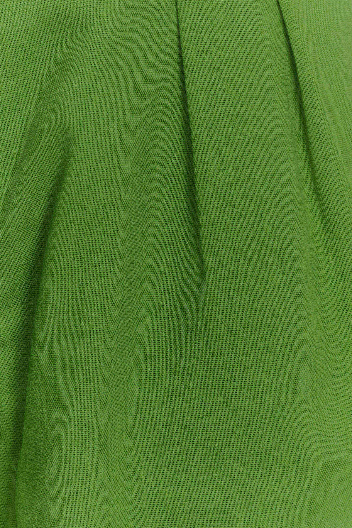 Scout Linen Belted Shorts Green