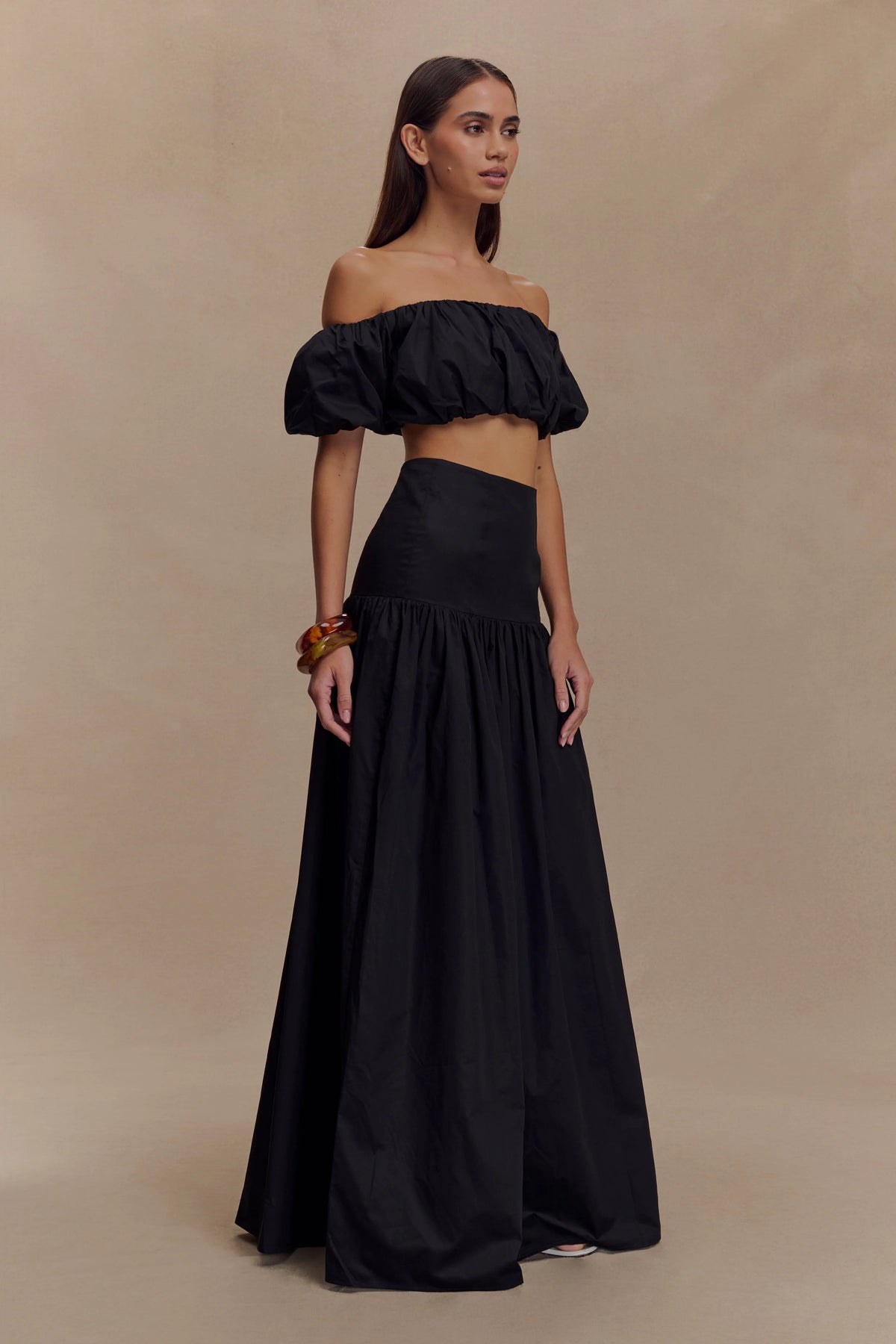 Autumn Maxi Skirt Black