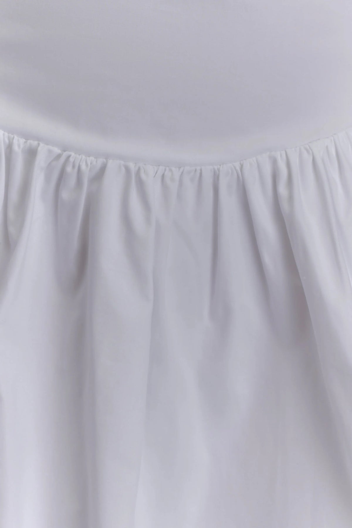 Janis Cotton Frill Mini Dress White
