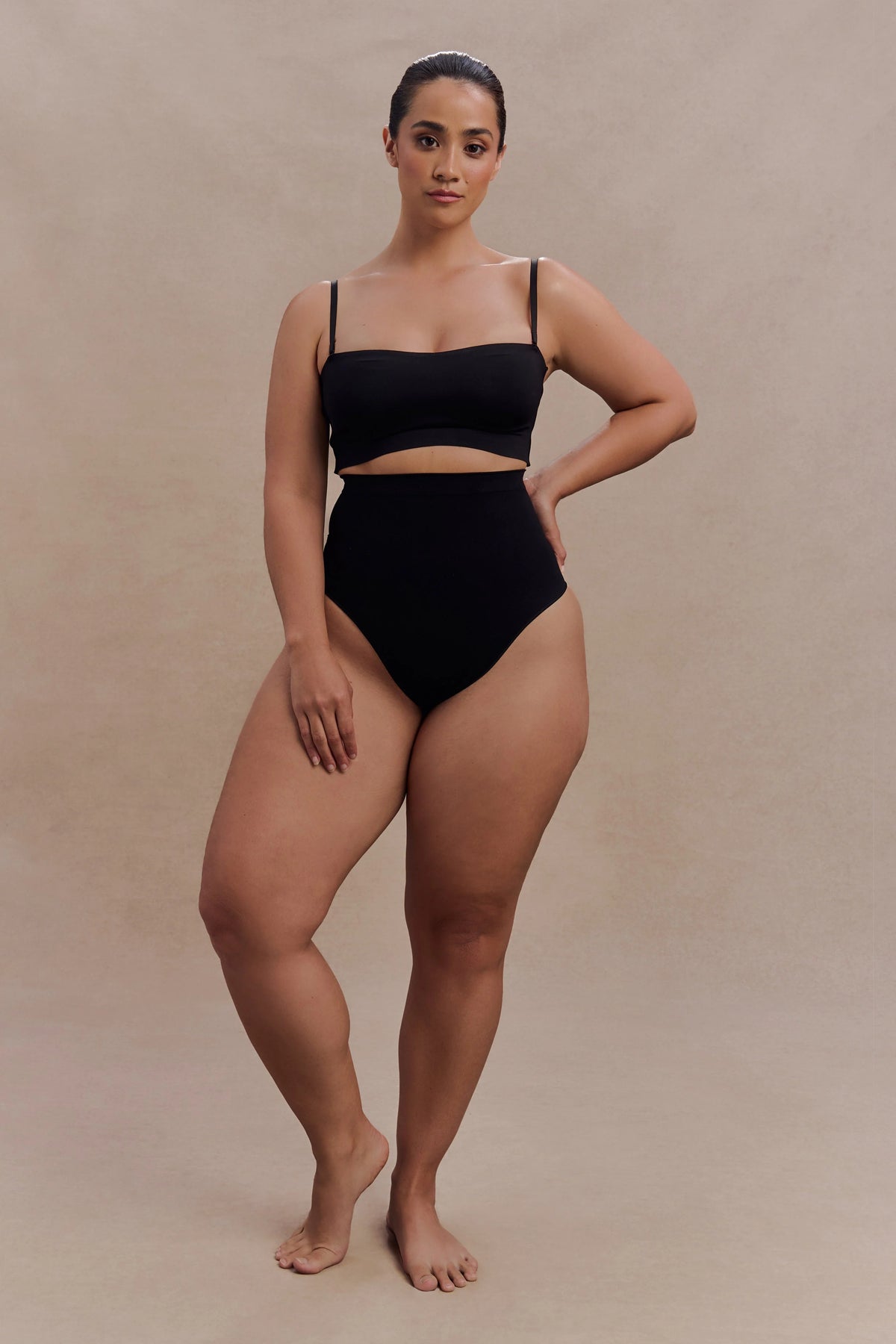 Joanna Strapless Shapewear Bra Black