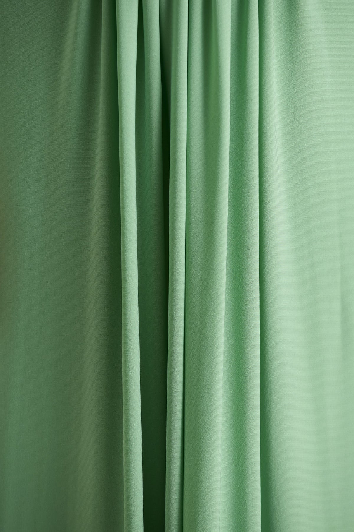 With Me Green High Neck Maxi Dress With Ruched Detailing