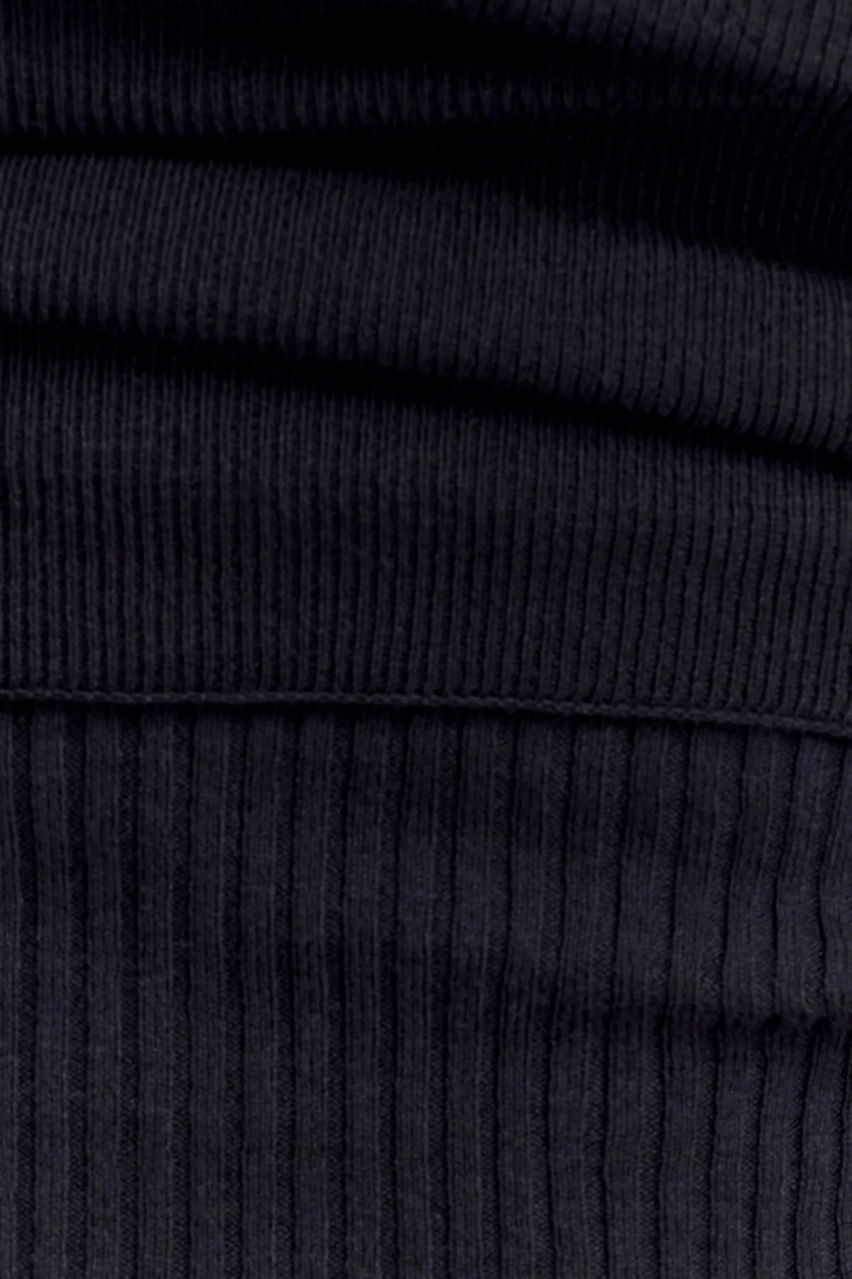Sierra Asymmetrical Cashmere Blend Knit Top Black
