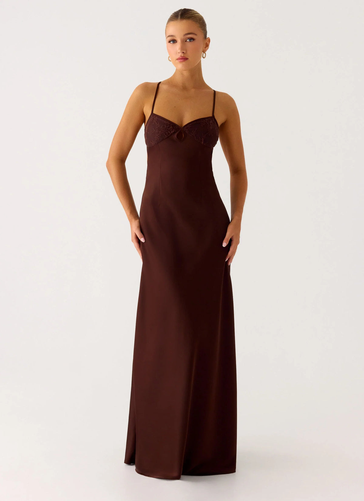 Joanie Maxi Dress Chocolate