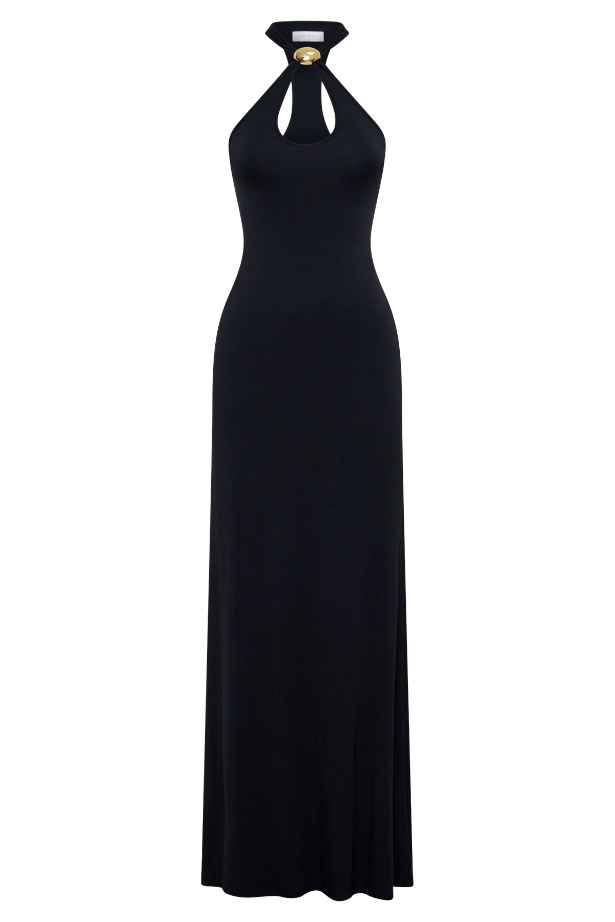 Ramona Modal Maxi Dress With Hardware Black