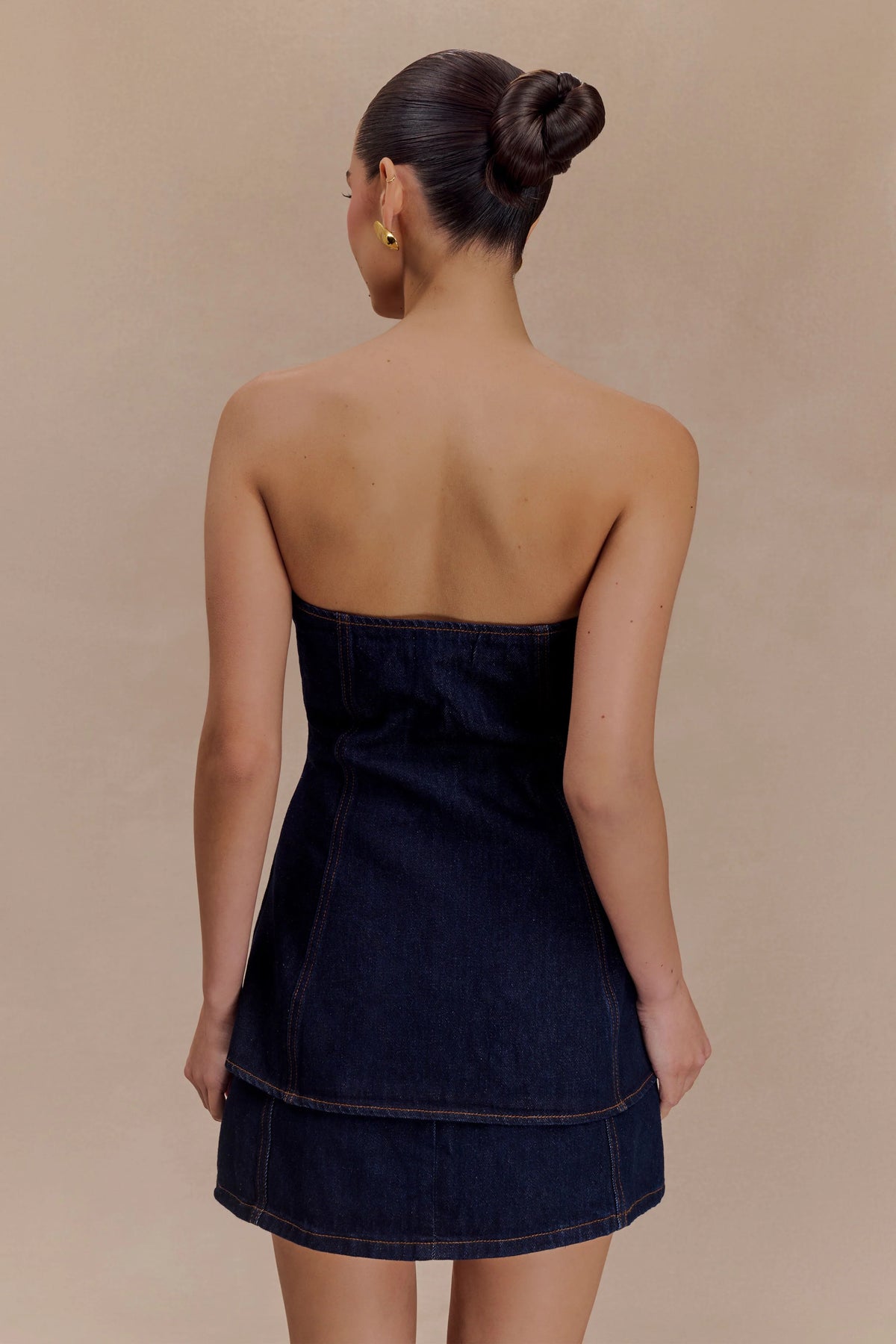 Rosalyn Mini Denim Skort Indigo Blue