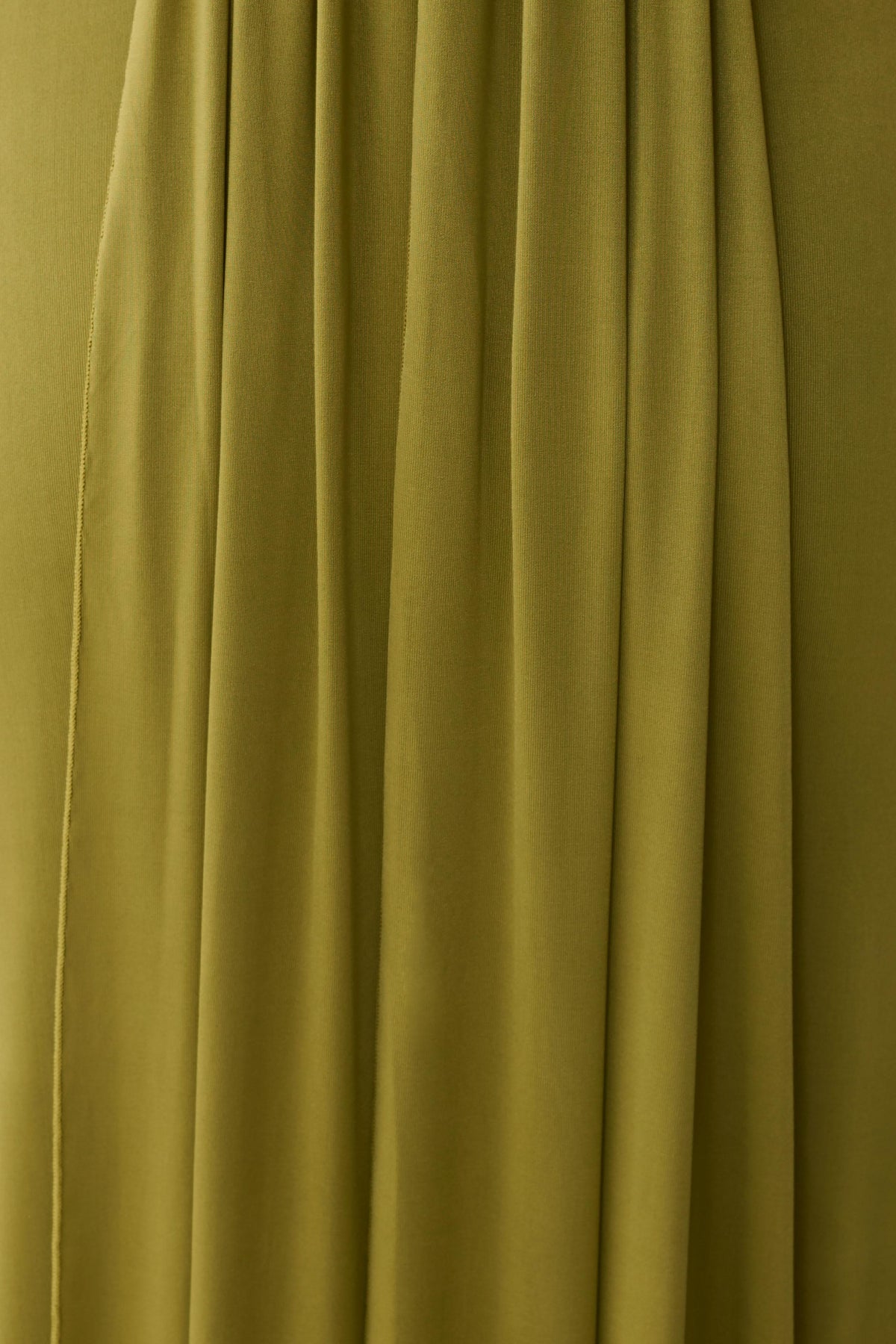 Maely Gathered Slinky Maxi Dress Olive