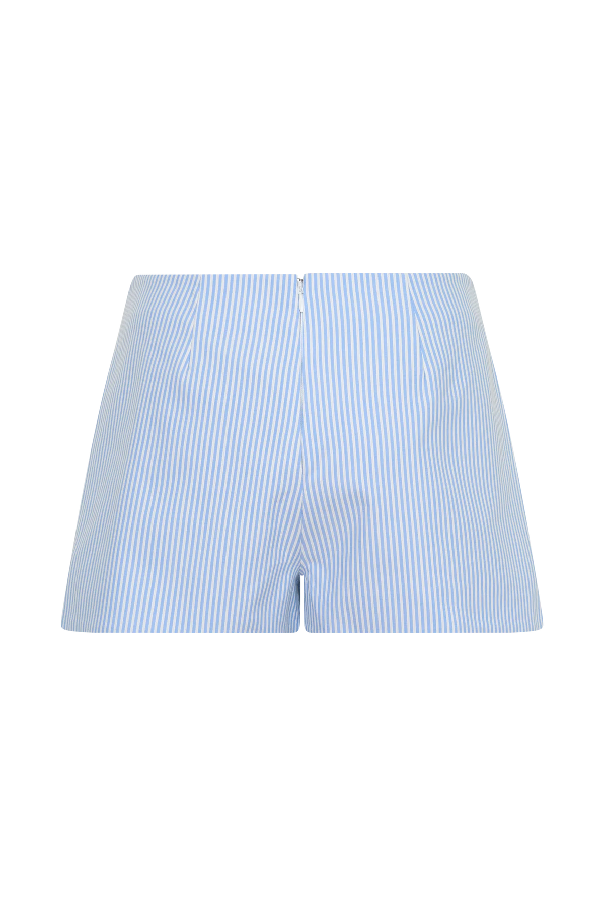 Allison Cotton Short Blue Pinstripe