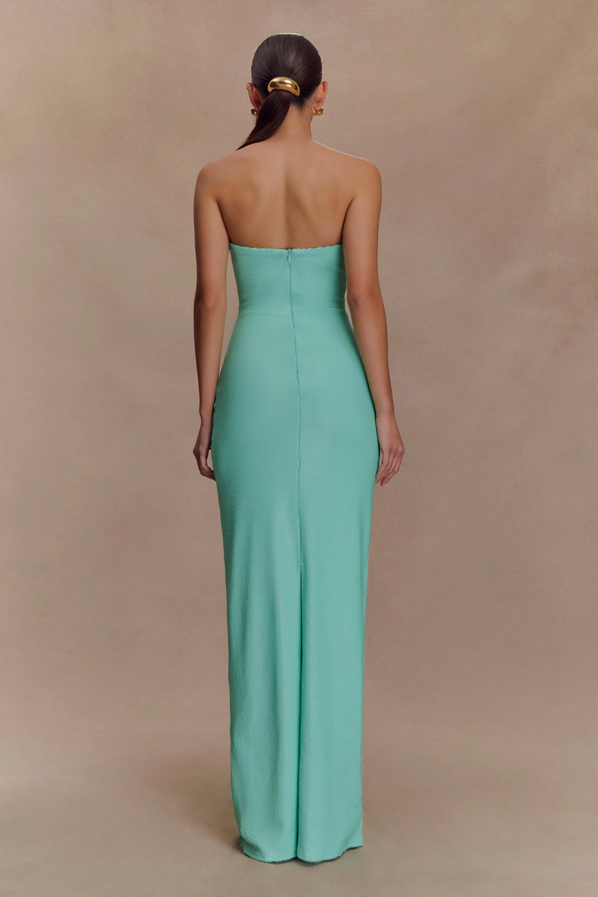 Winston Strapless Sequin Maxi Dress Lagoon