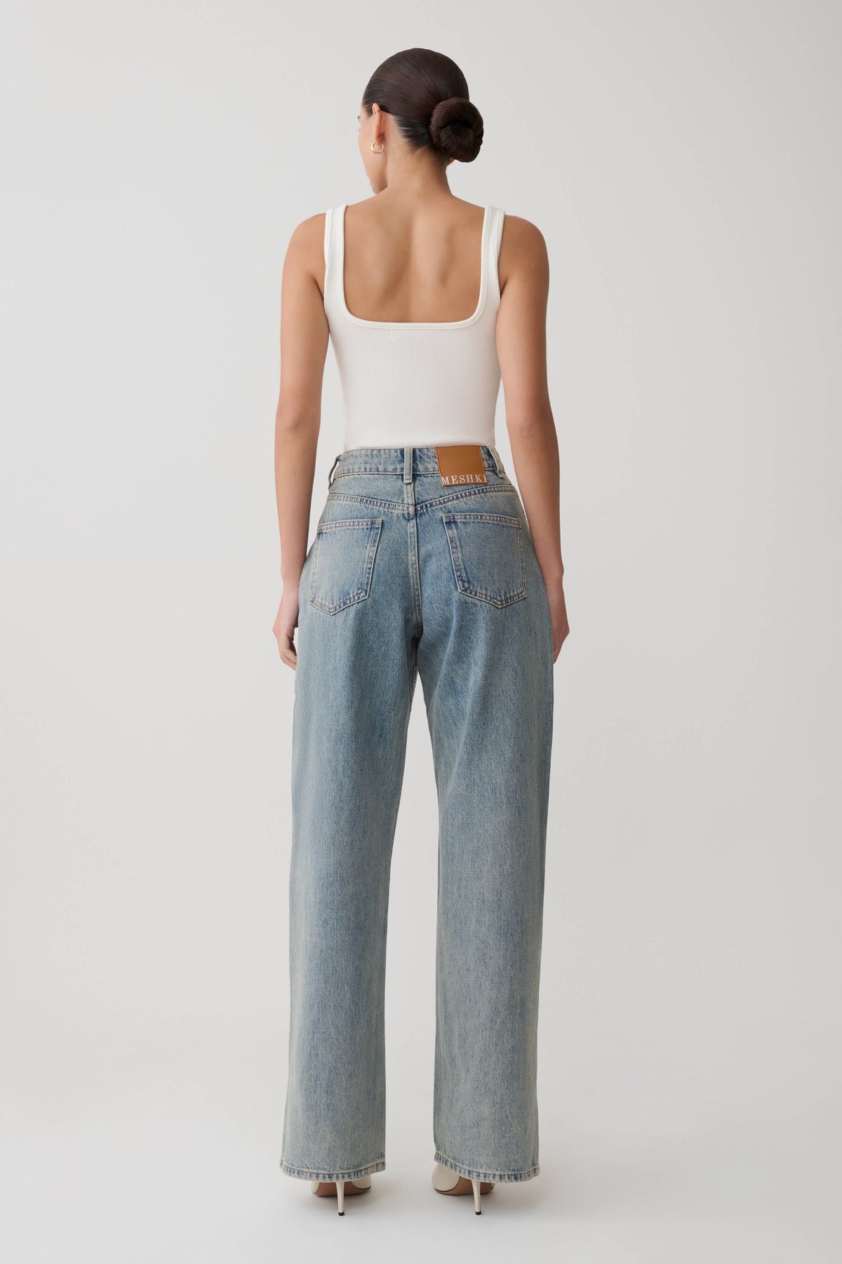 Tyla Diamante Denim Jeans Blue Green