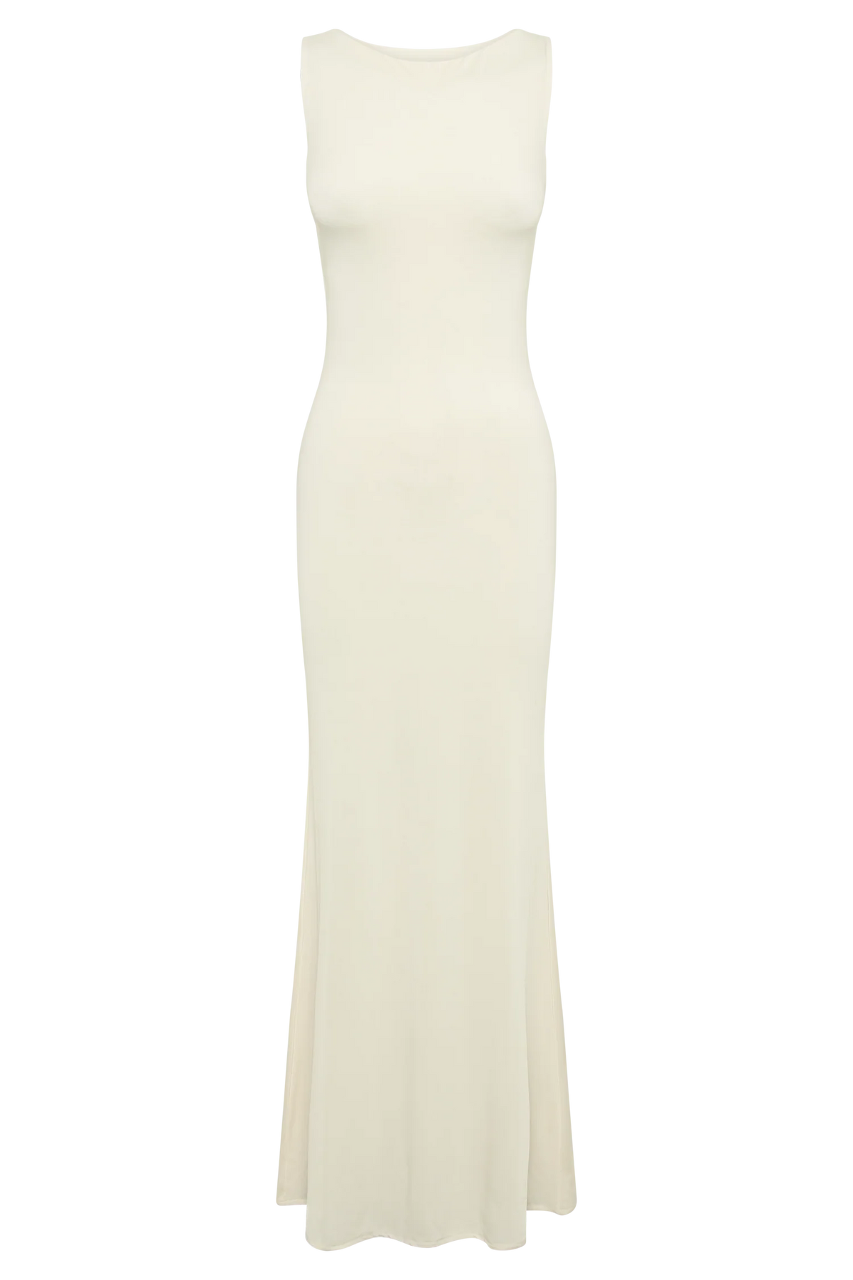 Tarna Sleeveless Slinky Maxi Dress Bone