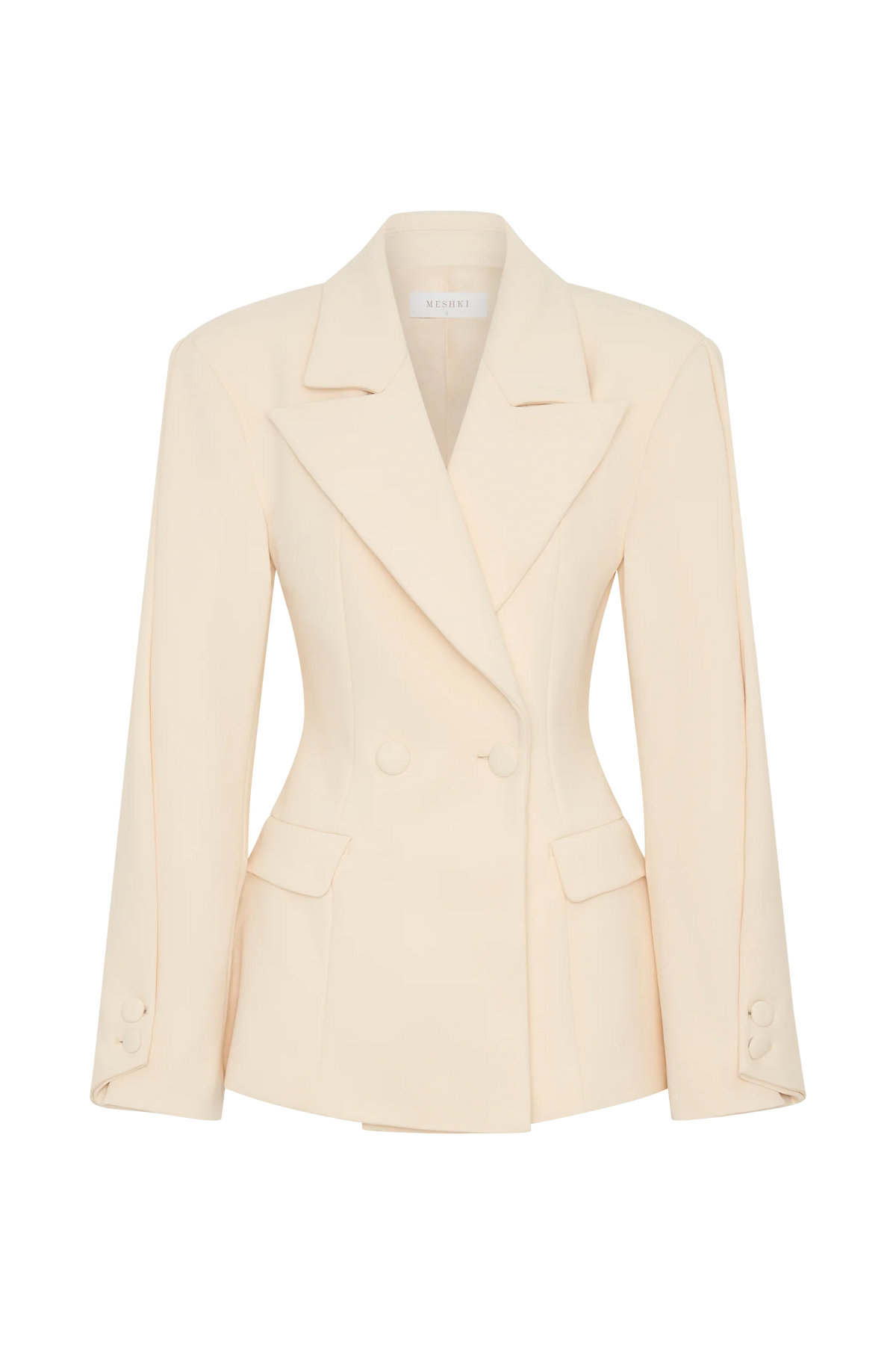 Wesley Structured Blazer Buttercream