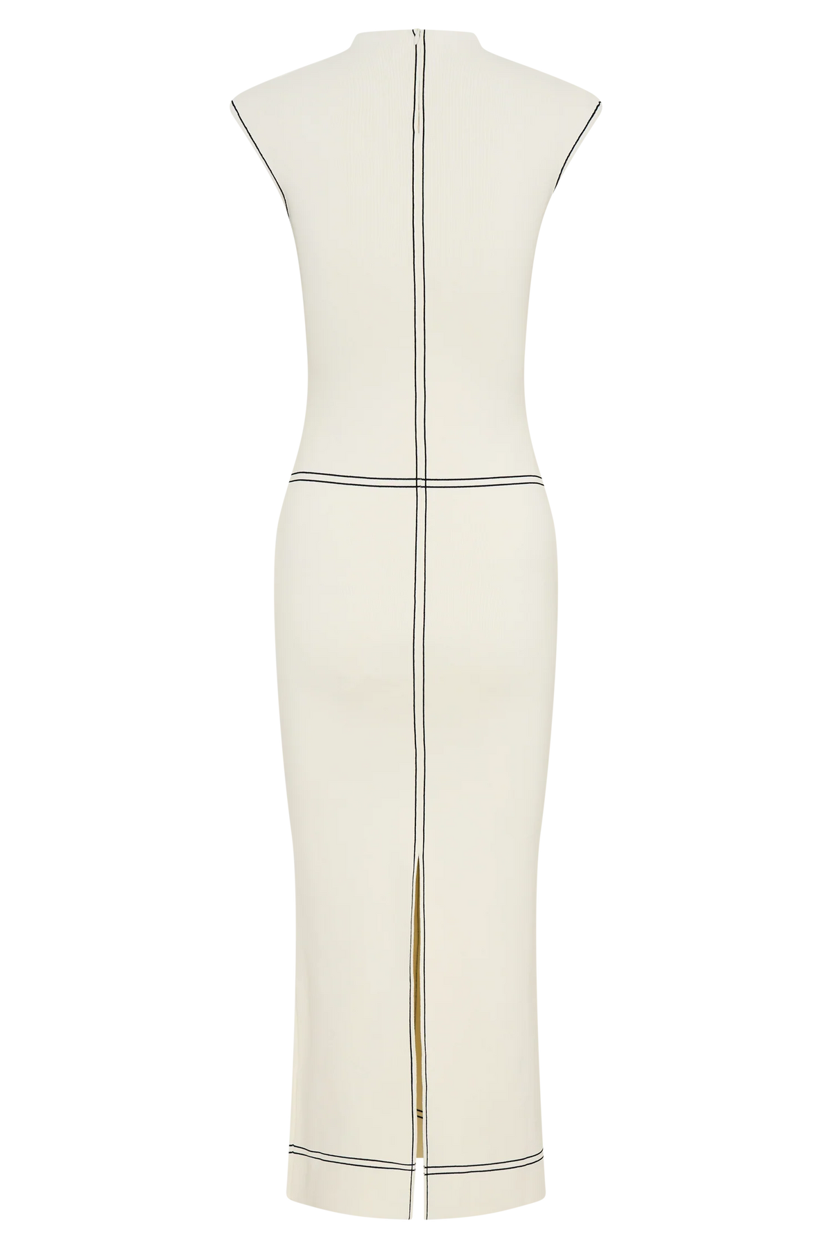 Malone Bandage Knit Midi Dress Ivory