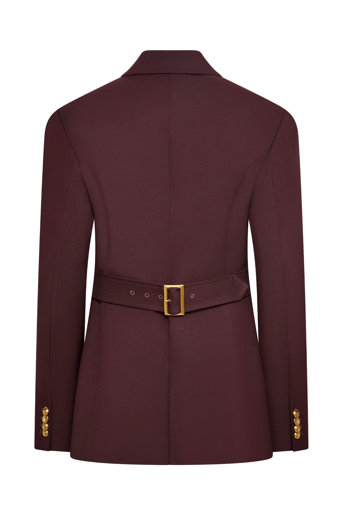 Bellamy Cinched Blazer Mahogany