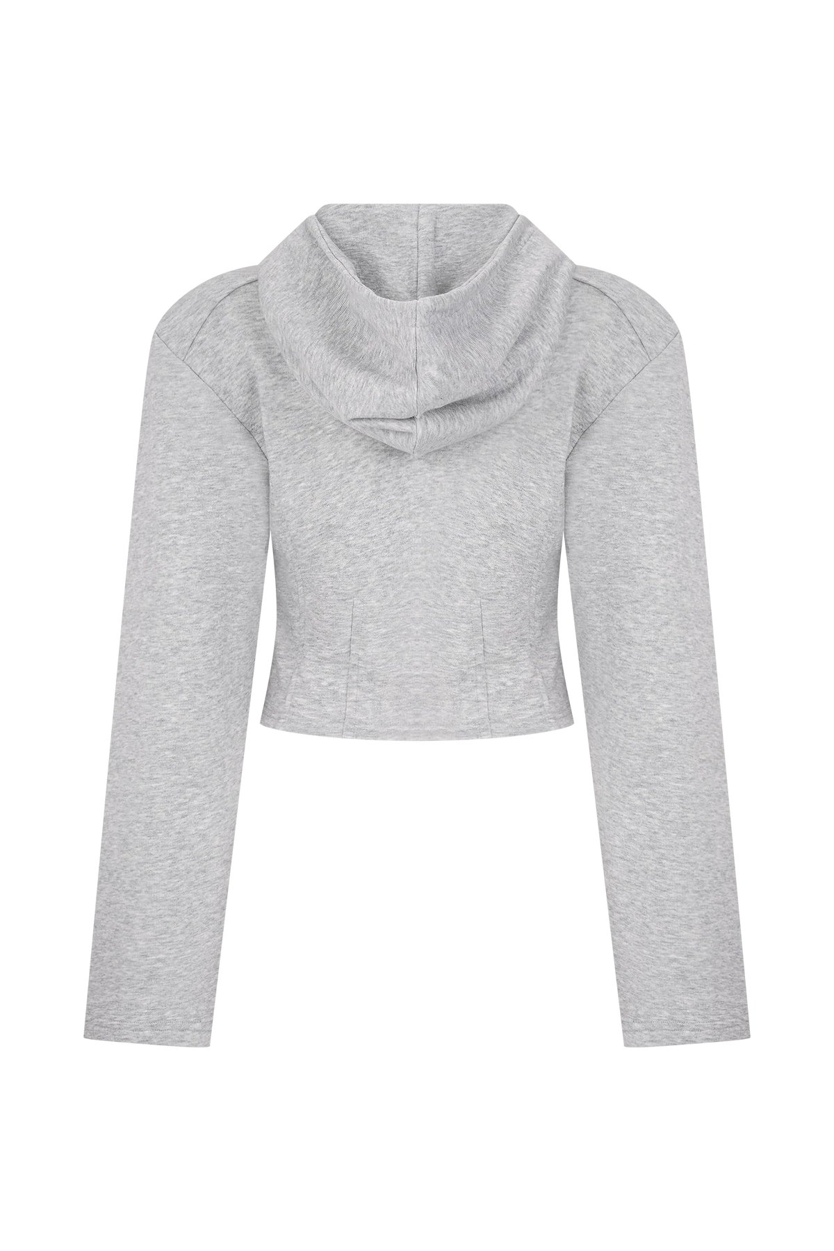 Quinn Zip Up Hoodie Light Grey Marle