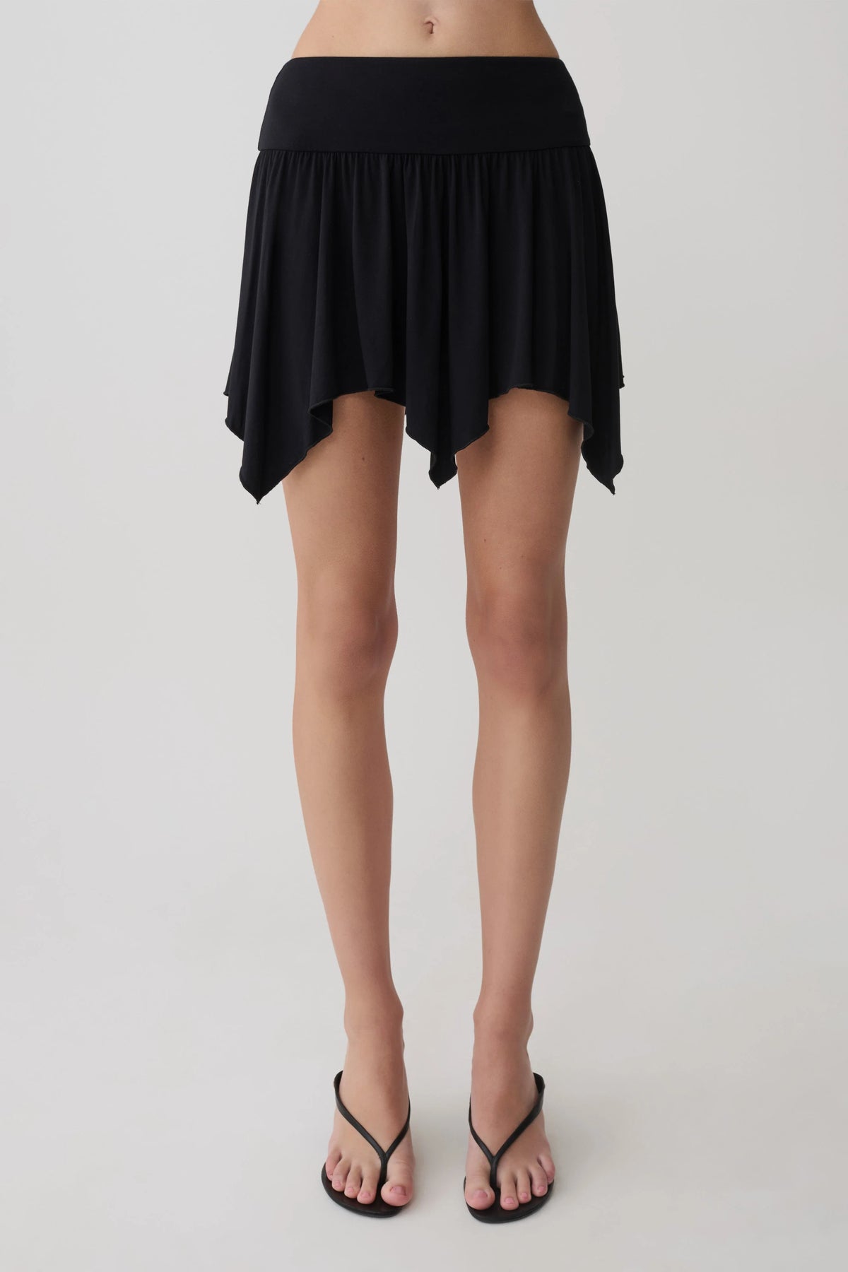 Ambrose Hankie Mini Skirt Black