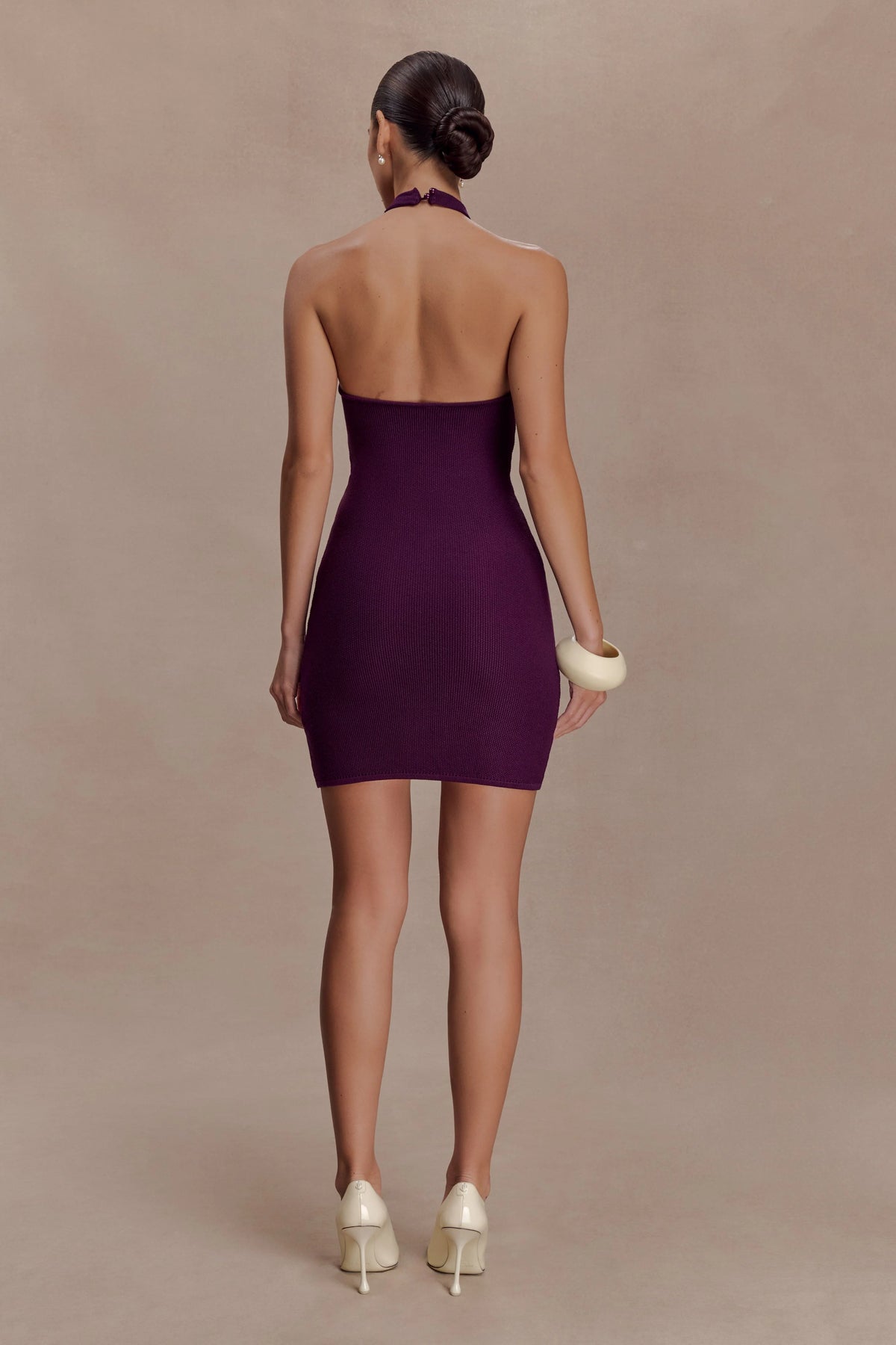 Jacky Tulip Mini Dress Plum