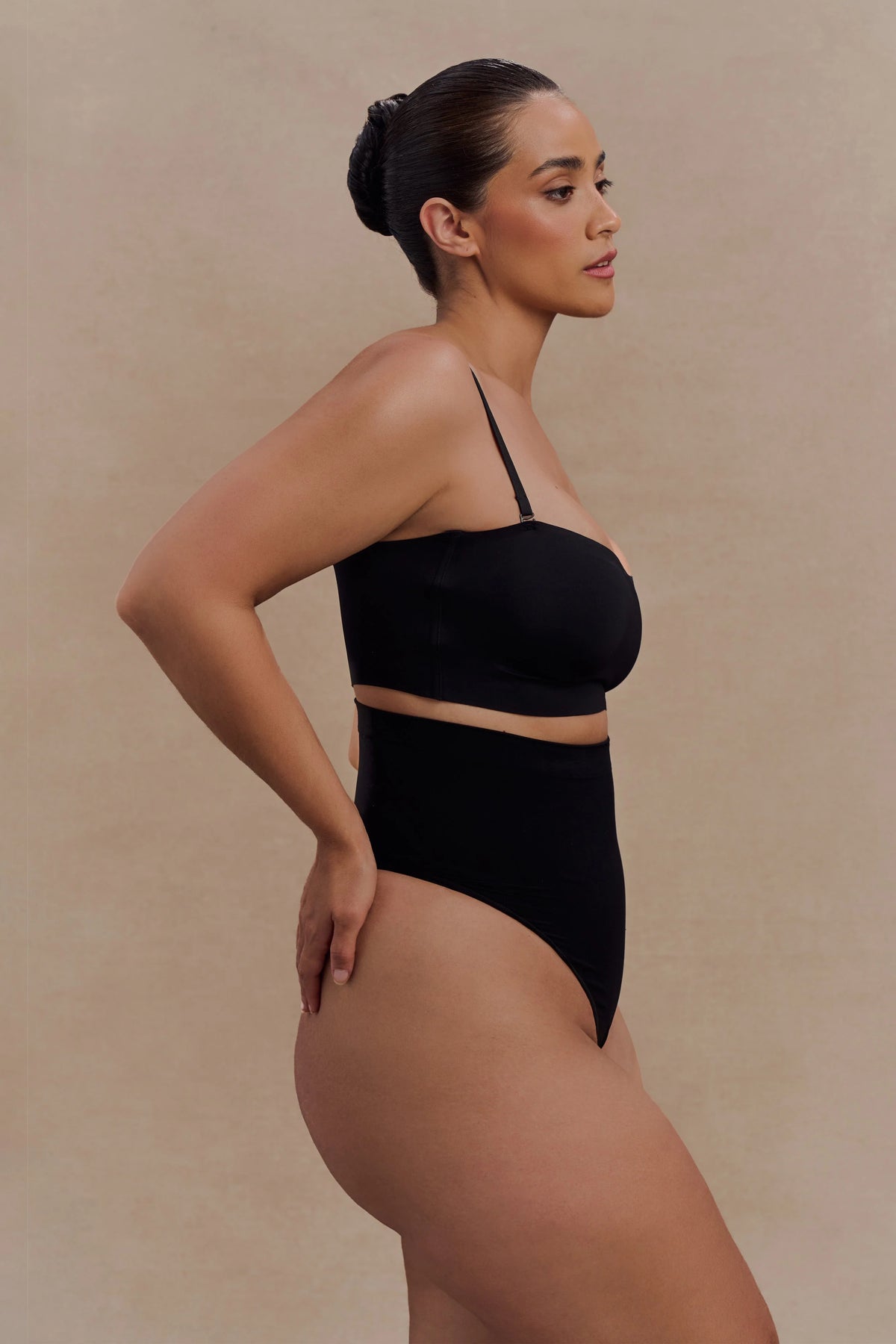 Joanna Strapless Shapewear Bra Black