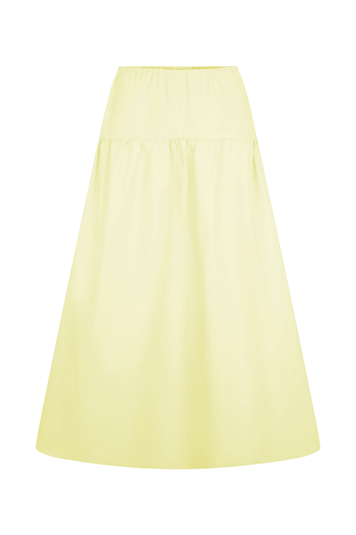 Amirah Midi Skirt Lemon