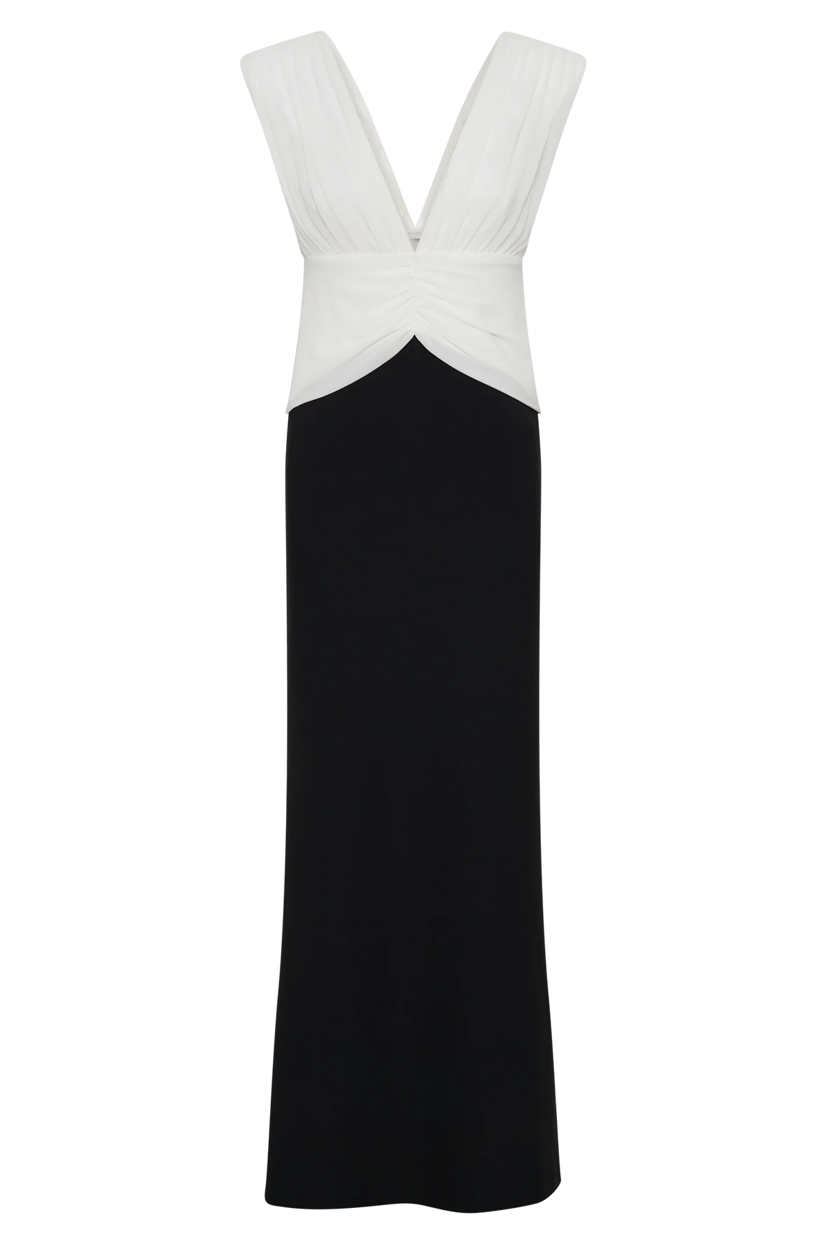 Monique Contrast Maxi Dress Black