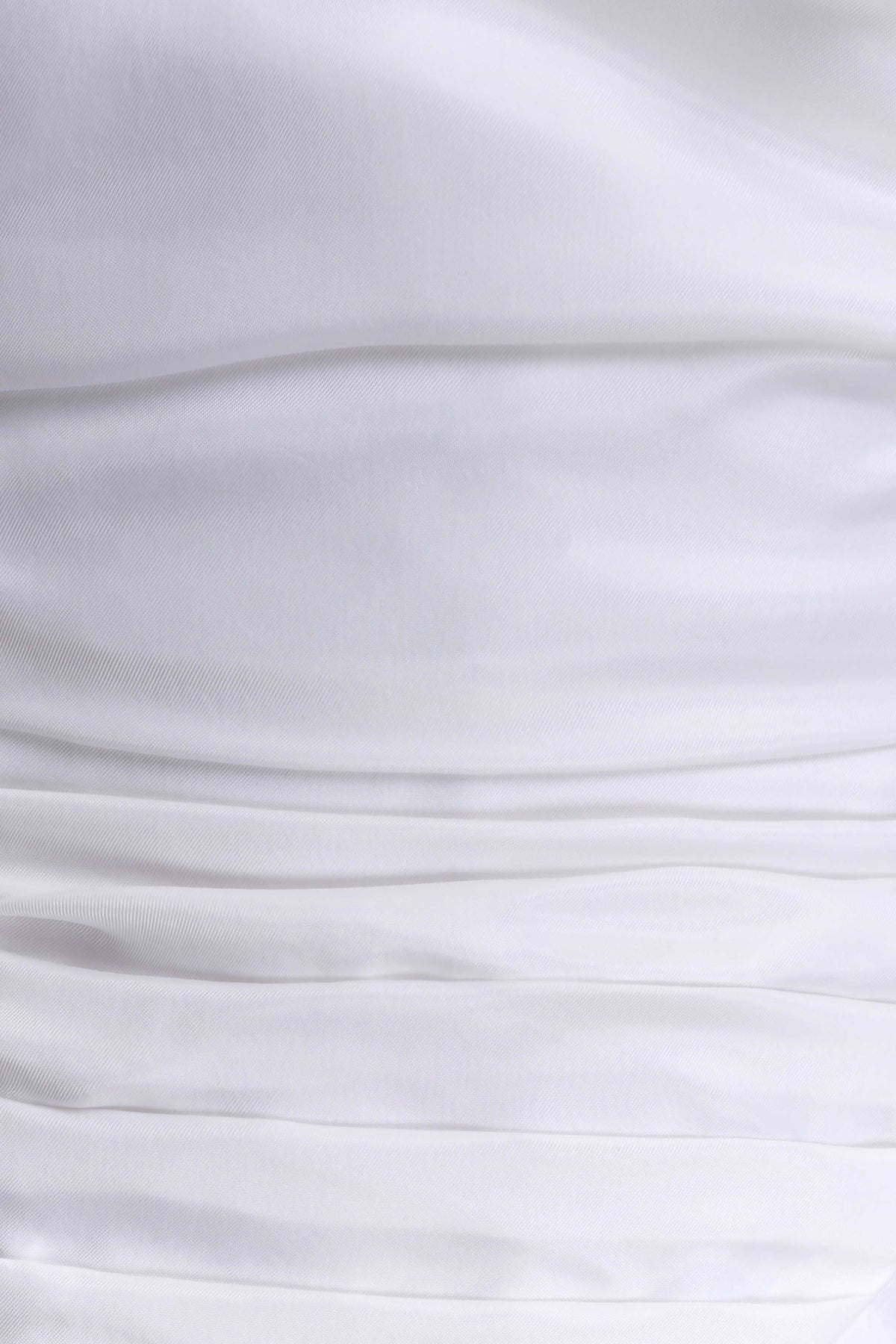 Daniela Ruched Halter Midi Dress White