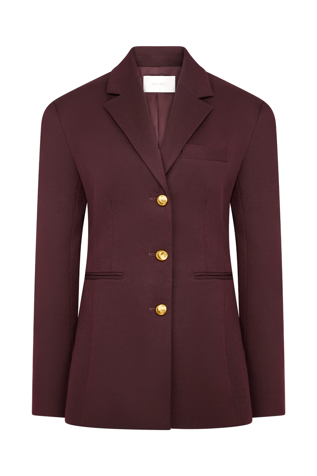 Bellamy Cinched Blazer Mahogany