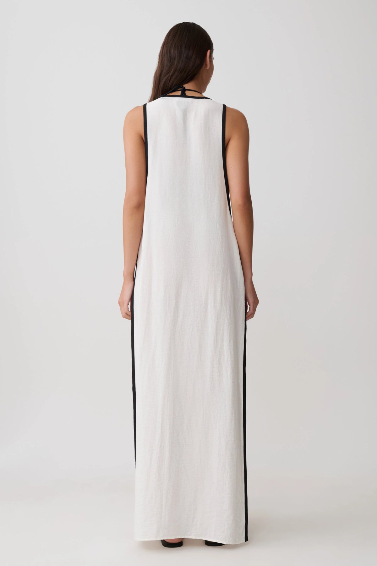 Arcadia Crossover Coverup Maxi Dress White