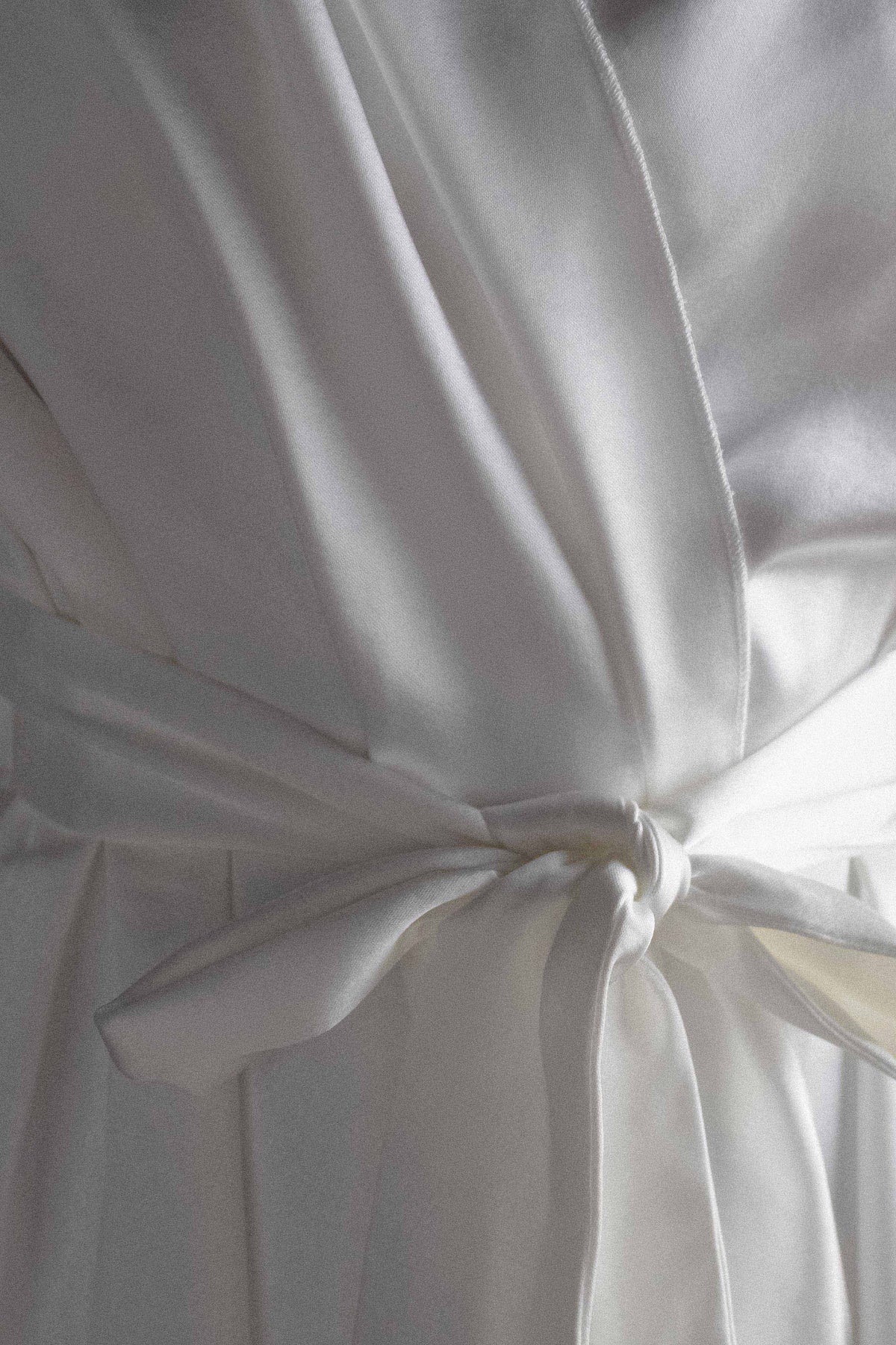 Sterling Satin Bridal Robe Ivory