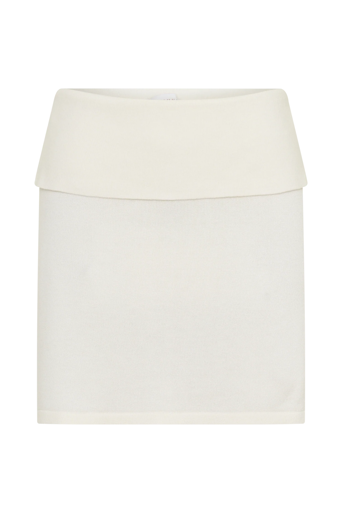 Misty Mid Rise Knit Mini Skirt Ivory