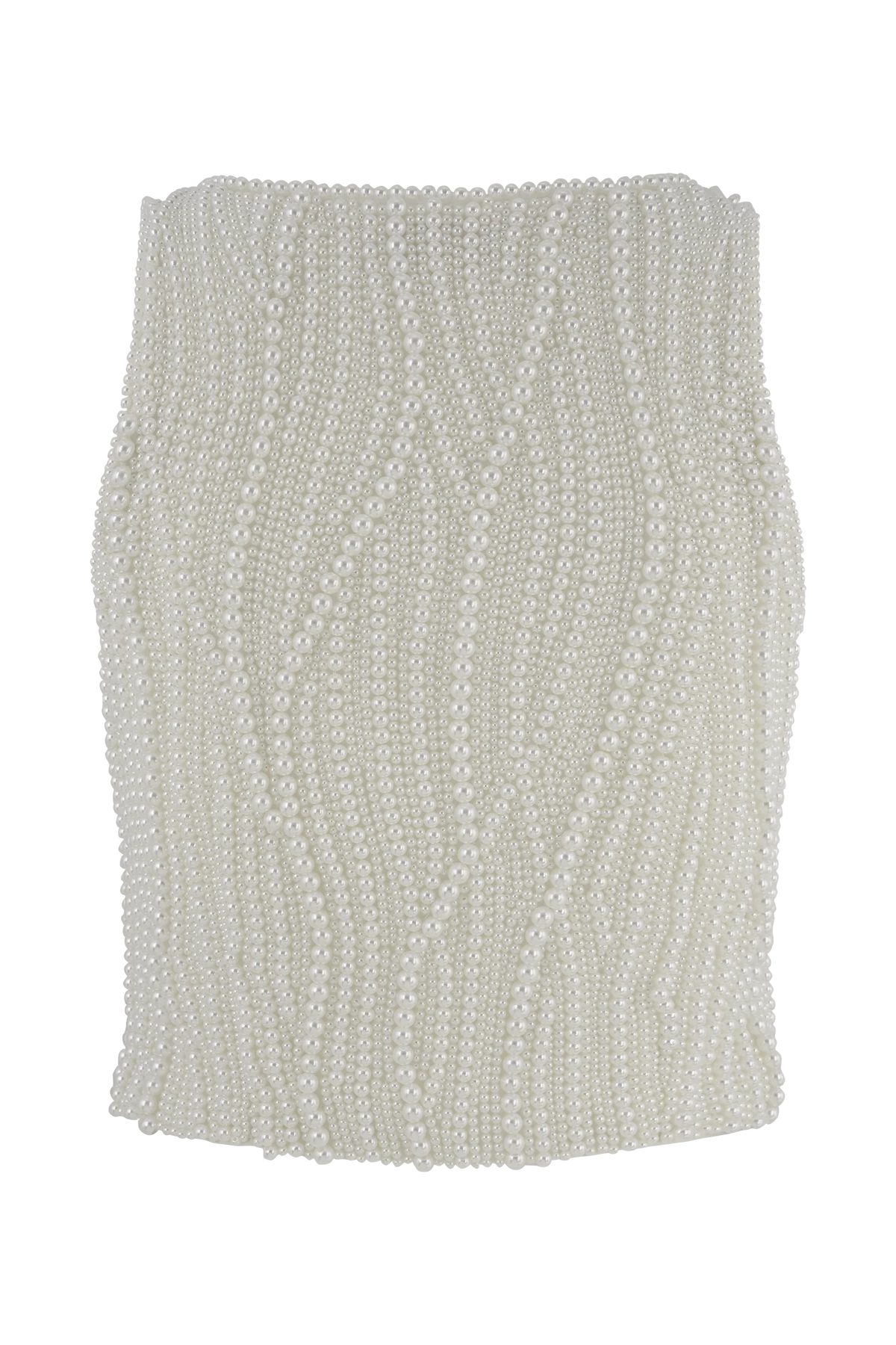 Kathia Pearl Hand Beaded Top White