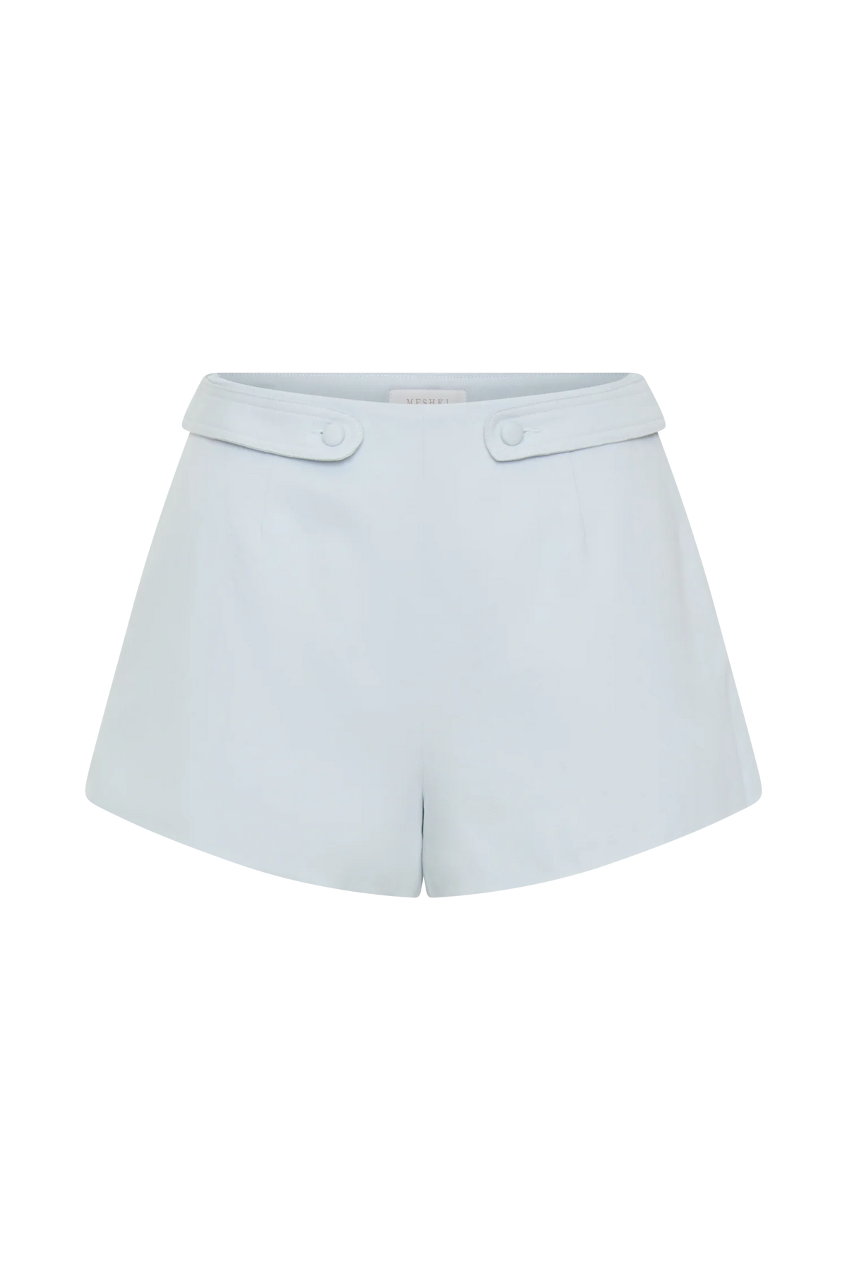 Josephine Cotton Shorts With Waistbands Ice Blue