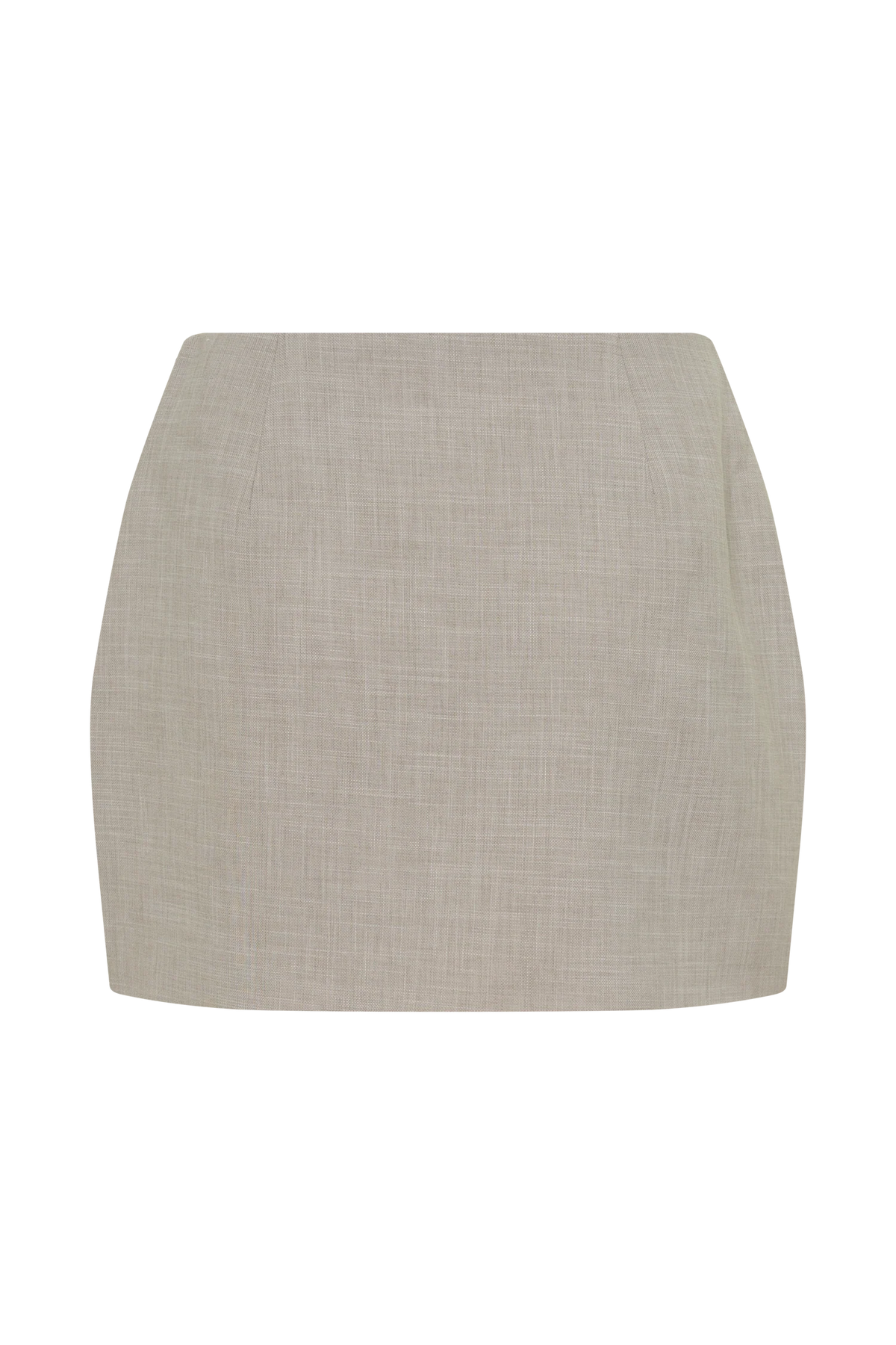 Laila Suiting Mini Skirt Grey