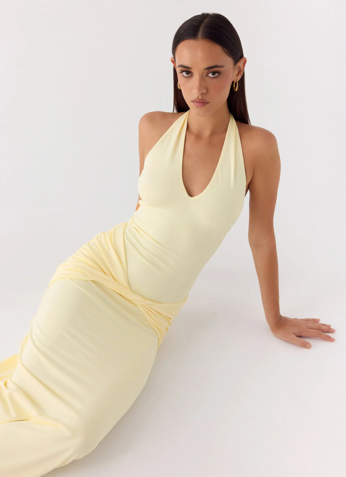 Maribelle Maxi Dress Lemon