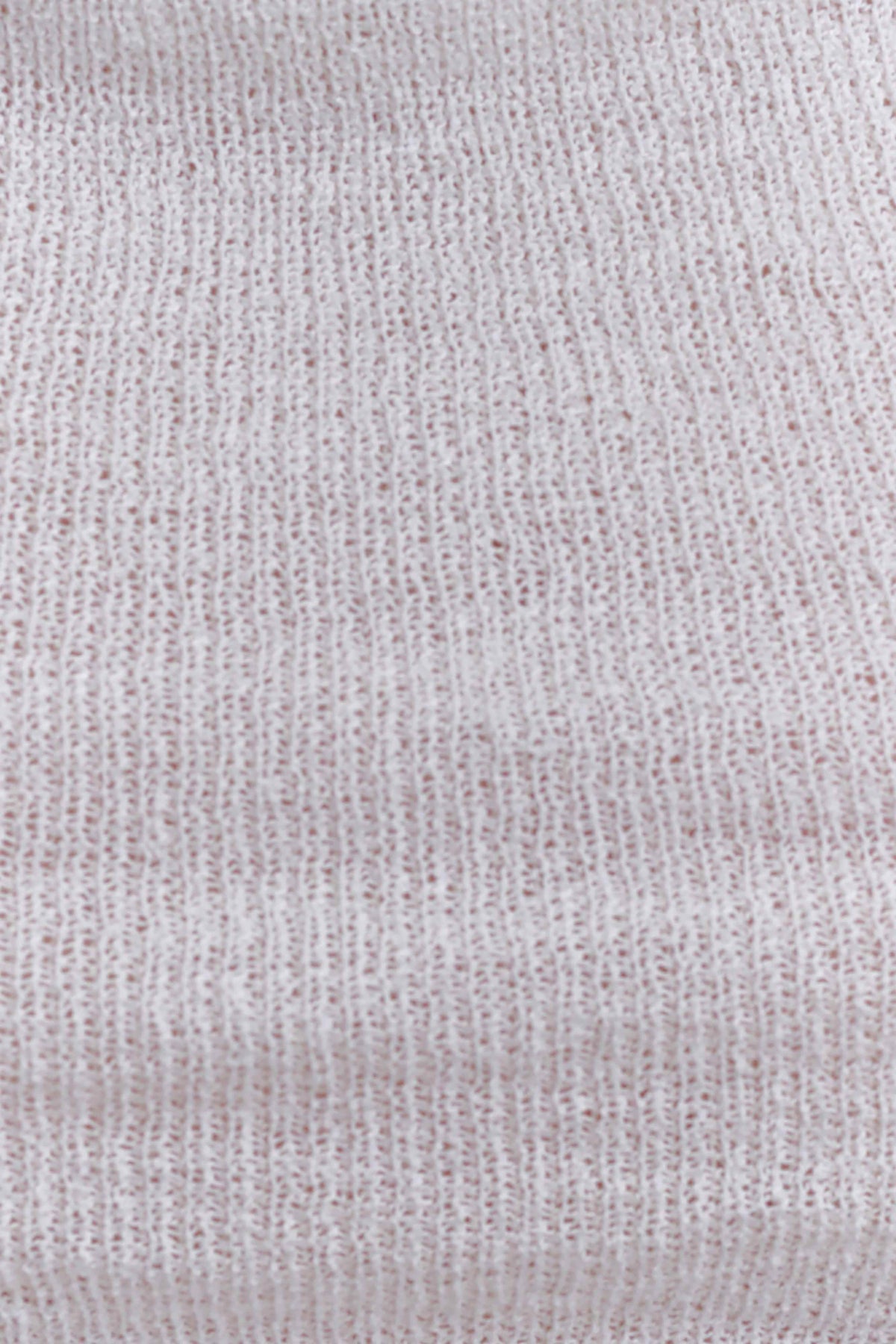 Elowen Knit Cowl Long Sleeve Top White