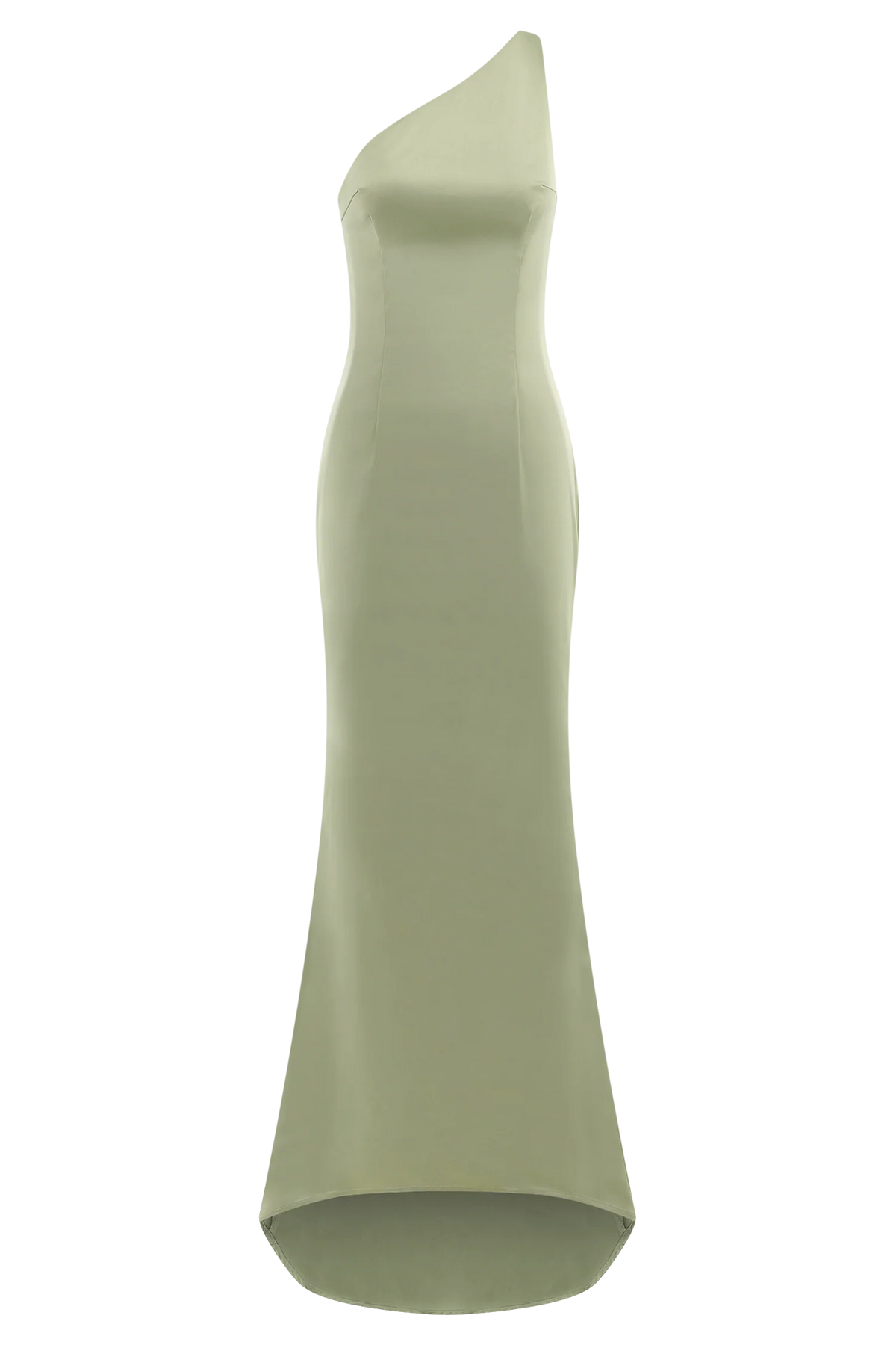 Harper One Shoulder Gown Sage