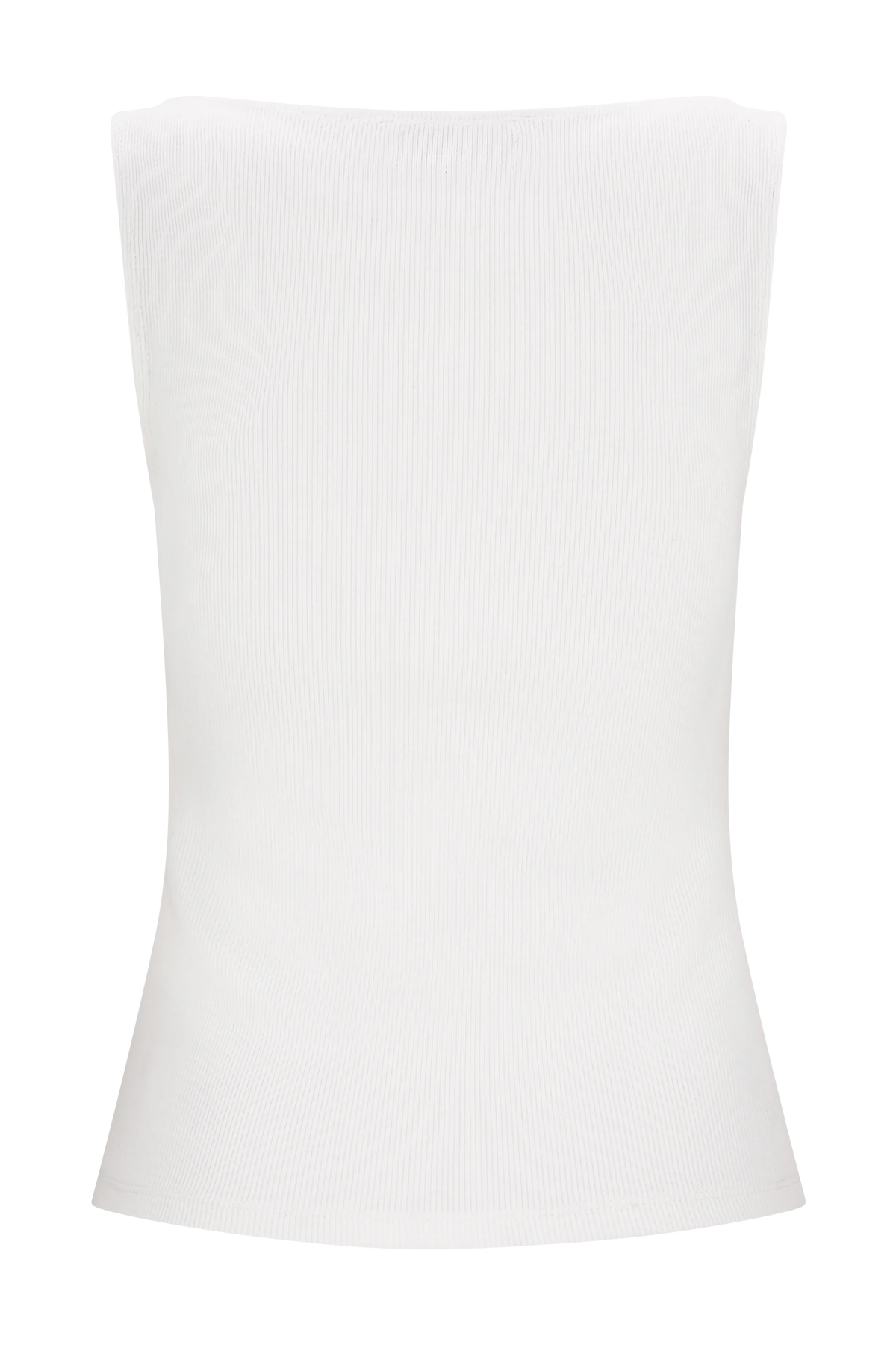 Coraline Panelled Sleeveless Top White