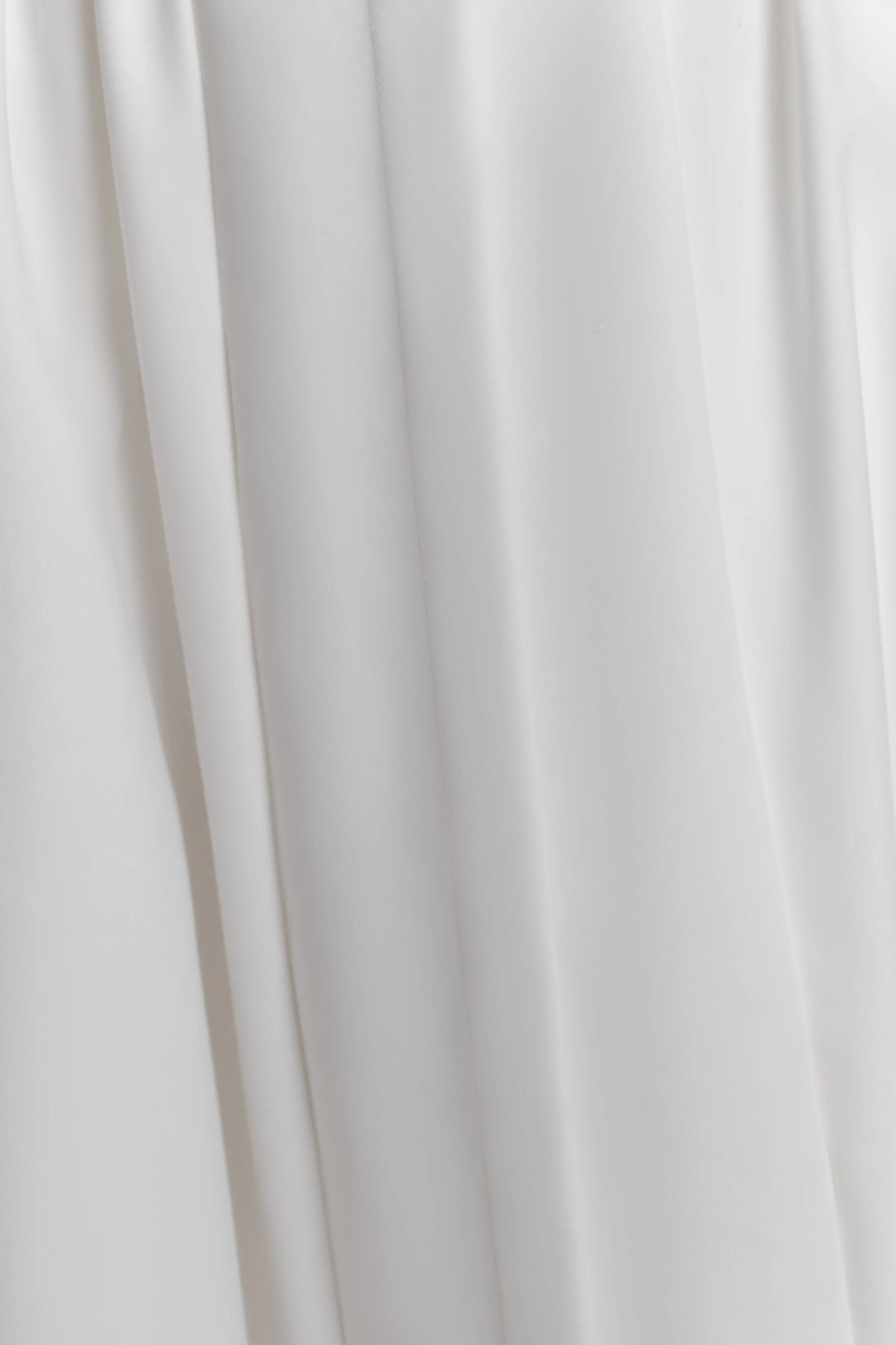 Monika Gathered Waist Cotton Midi Dress White