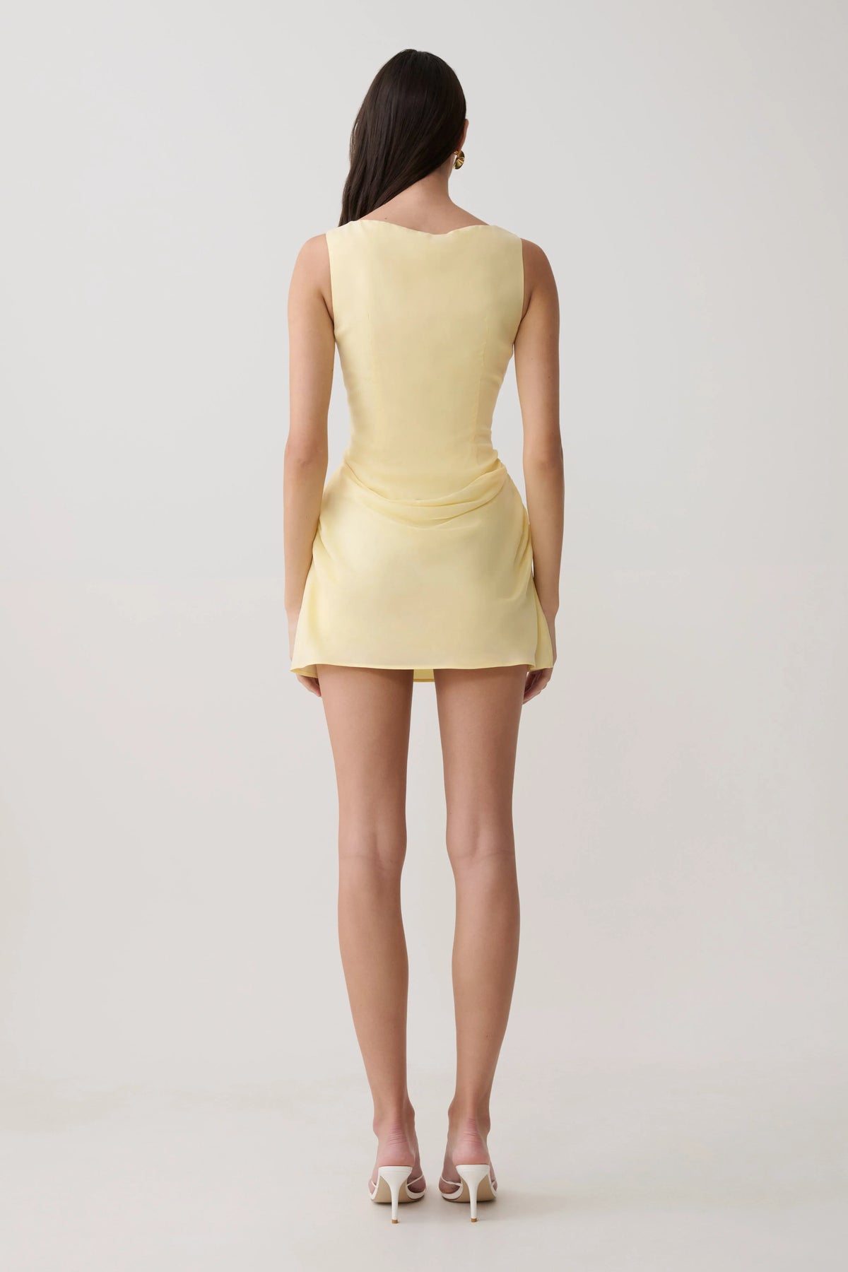 Bexley Draped Mini Dress Butter