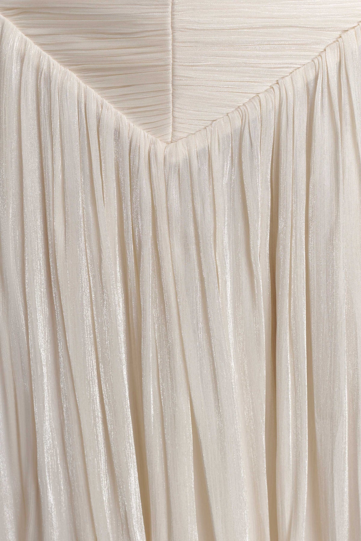 Makena Gathered Midi Skirt Opal White
