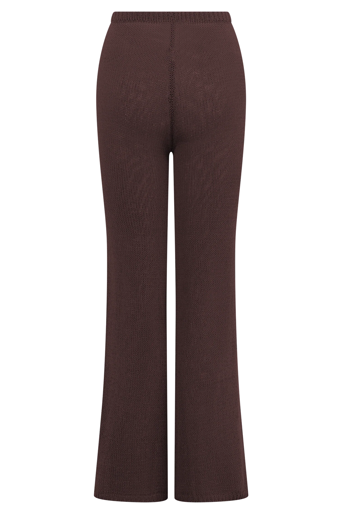 Malani Wide Leg Knit Pants Chocolate