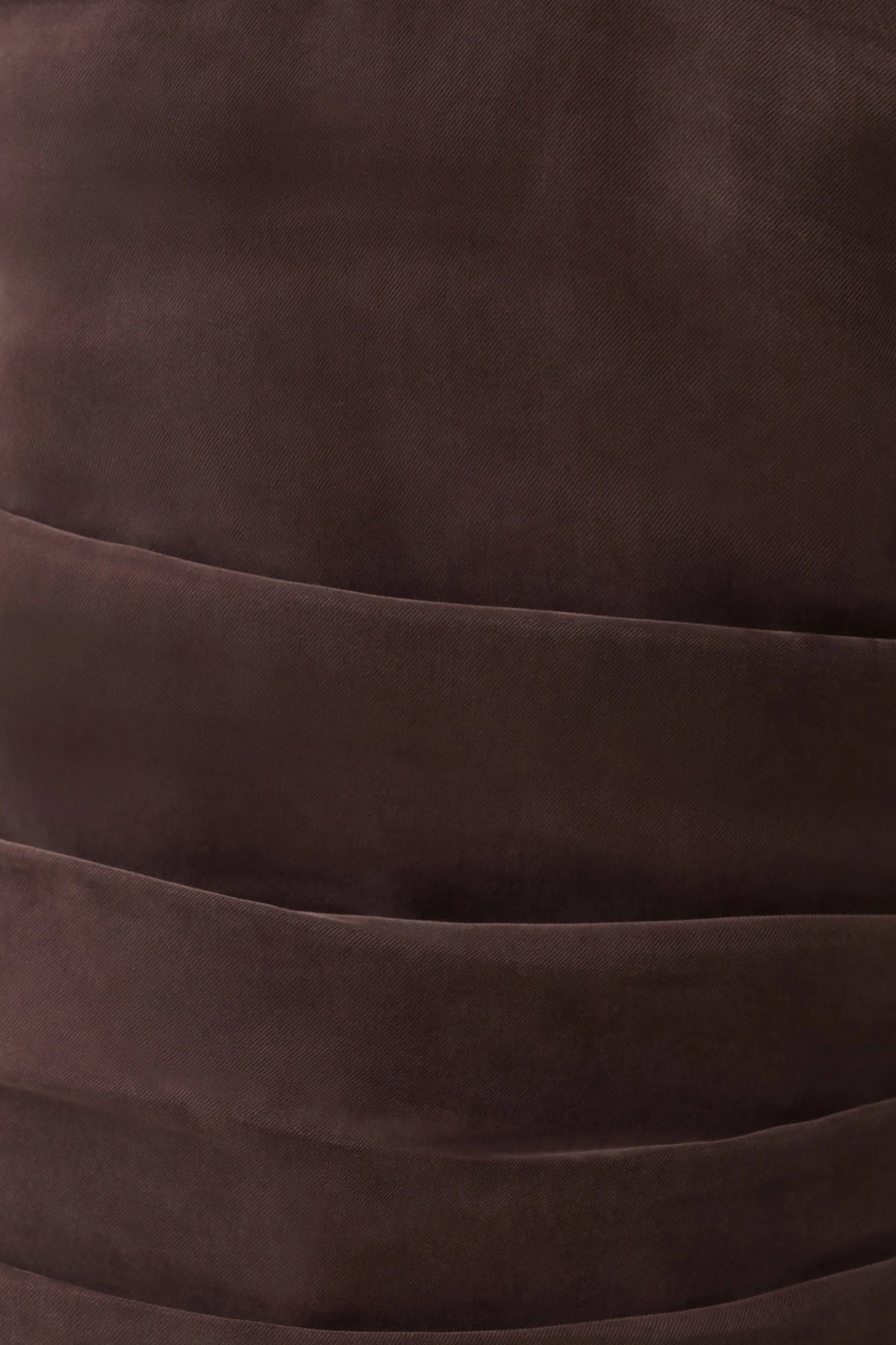 Daniela Ruched Halter Top Dark Chocolate