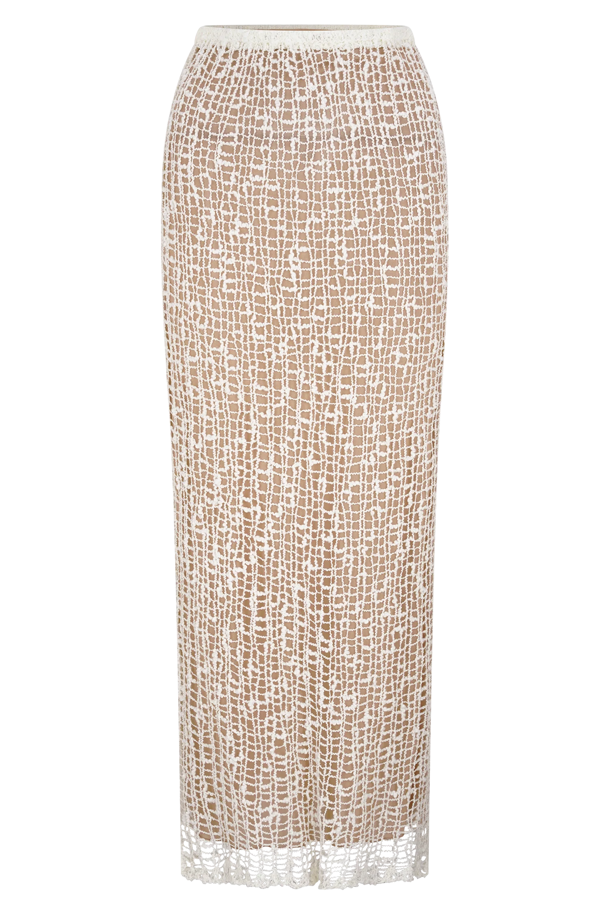 Cordelia Knit Maxi Skirt Ivory