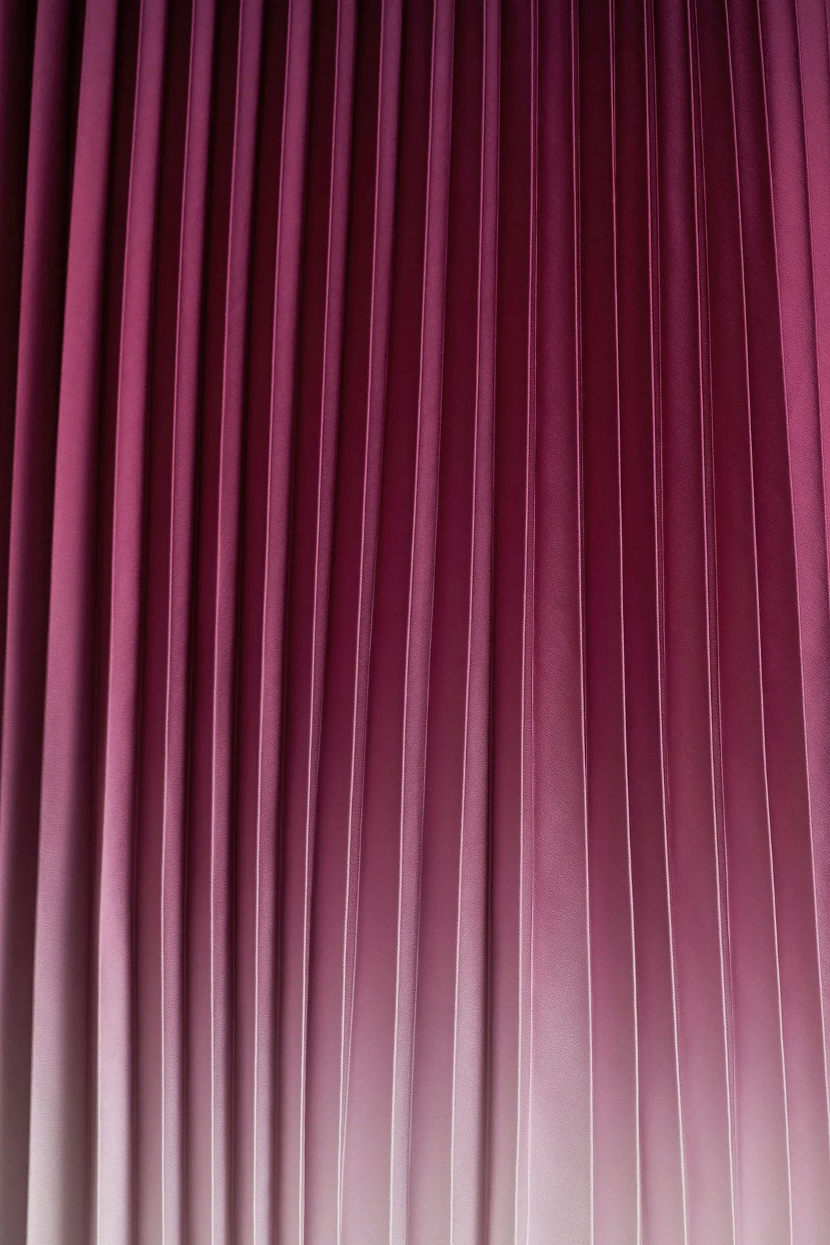 Libby Burgundy Ombre Woven High Neck Midi Dress With Pleated Detailing