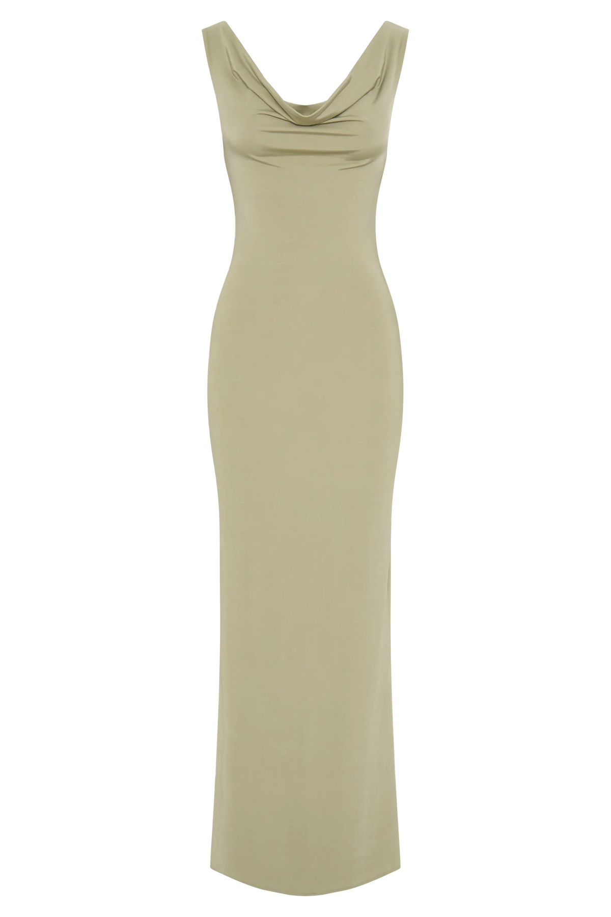 Marta Slinky Cowl Maxi Dress Sage