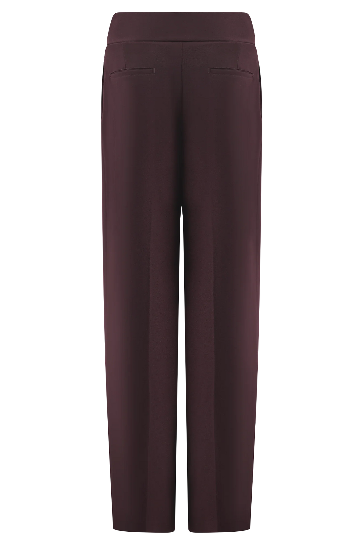 Penelope Pleated High Waisted Pants Chocolate
