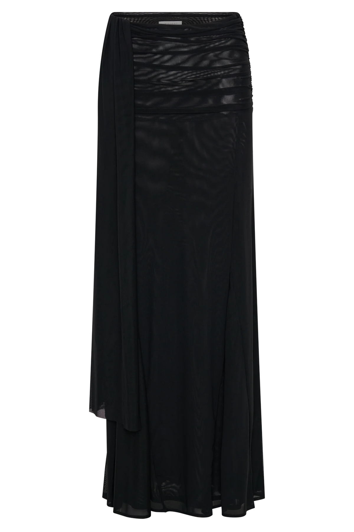 Arna Mesh Maxi Skirt Black