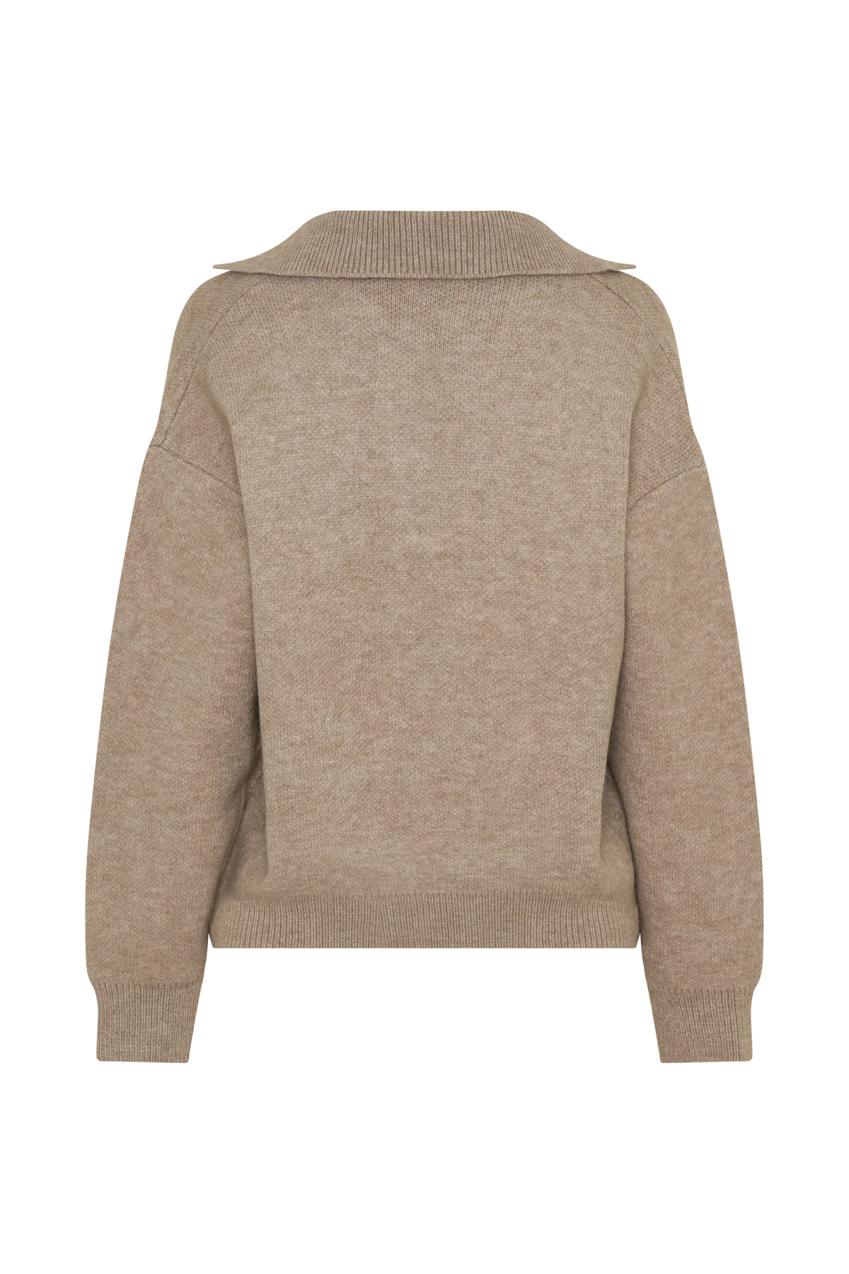 Luca Knit Jumper Beige Marle