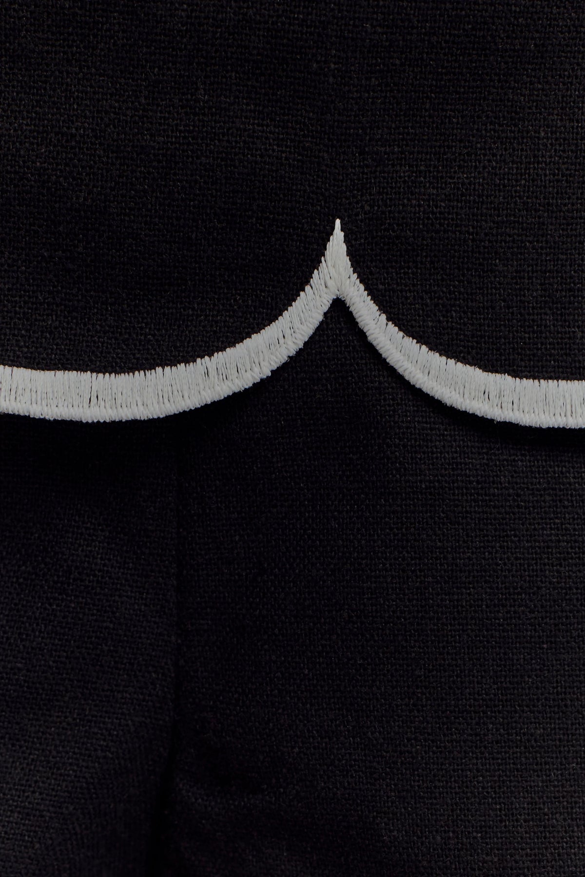 Judith Scallop Shorts Black