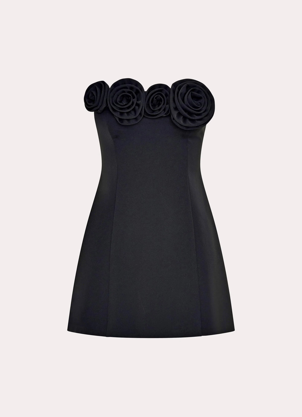 Patsie Strapless Mini Dress Black