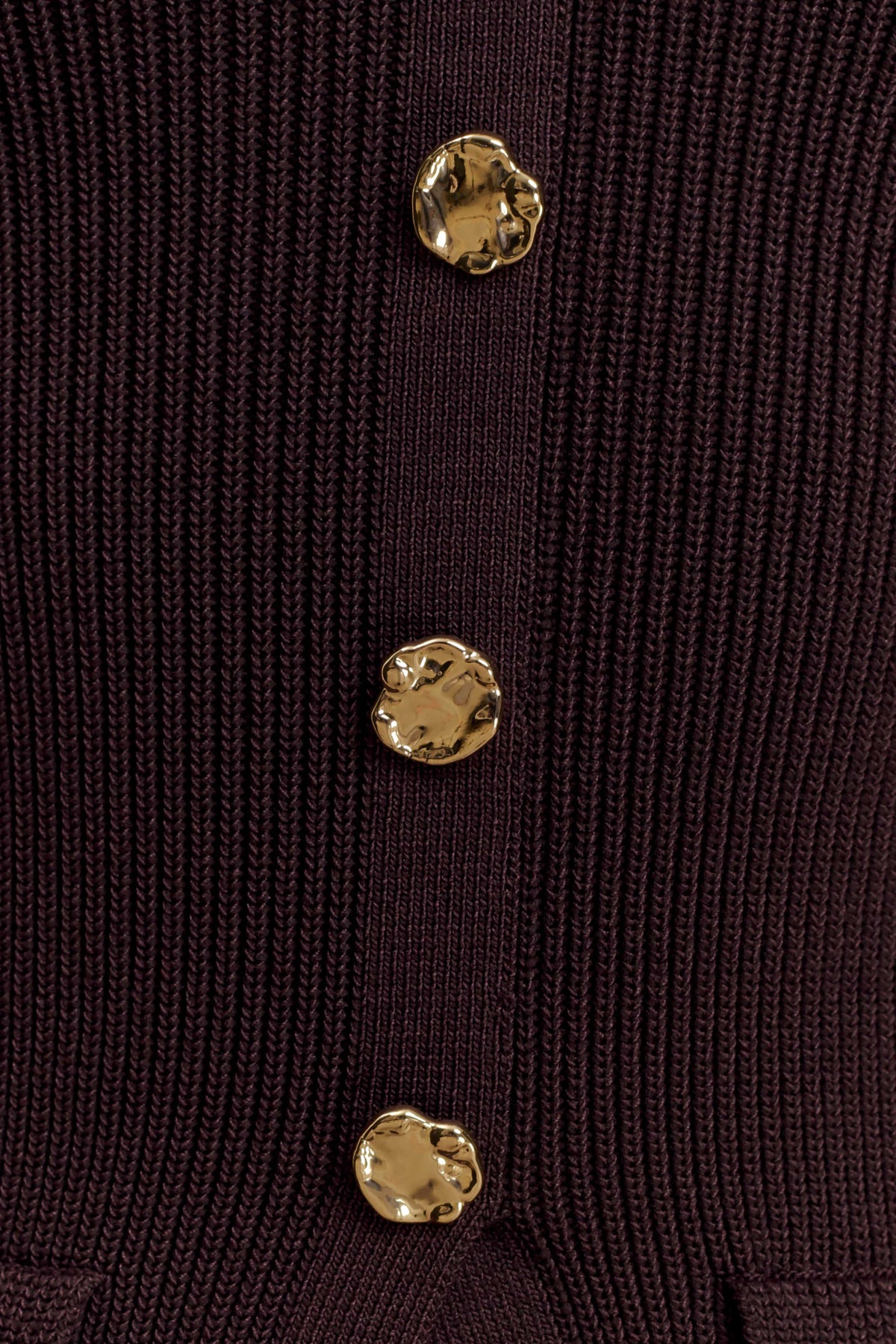 Suzie Ribbed Long Sleeve Longline Top Chocolate