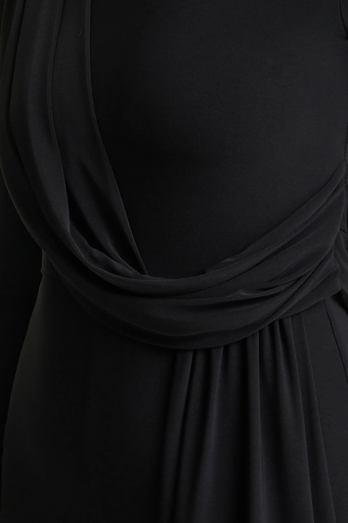 Havenna Black High Neck Jumpsuit